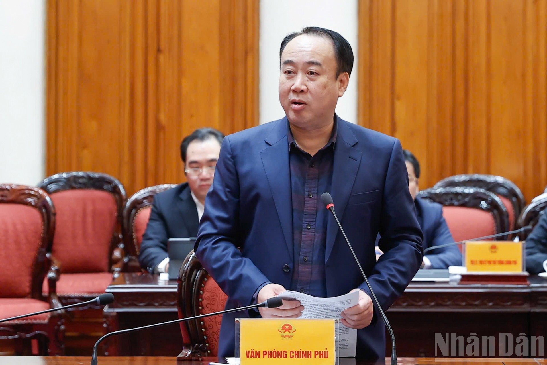 El subjefe de la Oficina Gubernamental Nguyen Sy Hiep.