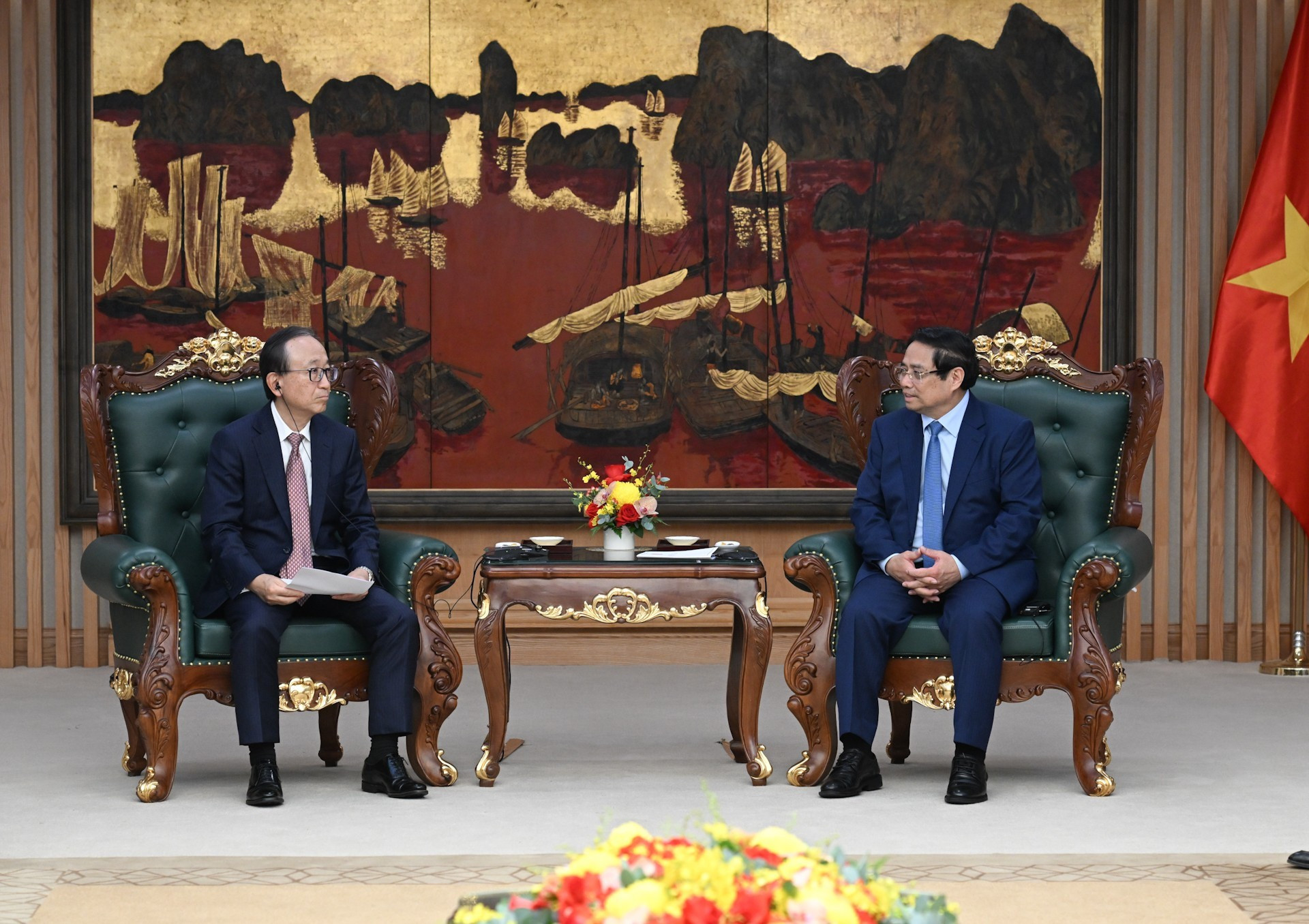 Escena de la reunión.