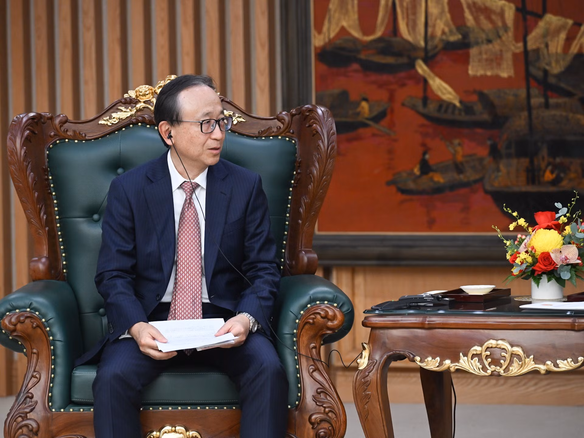 El director general de la corporación MUFG, Hironori Kamezawa.