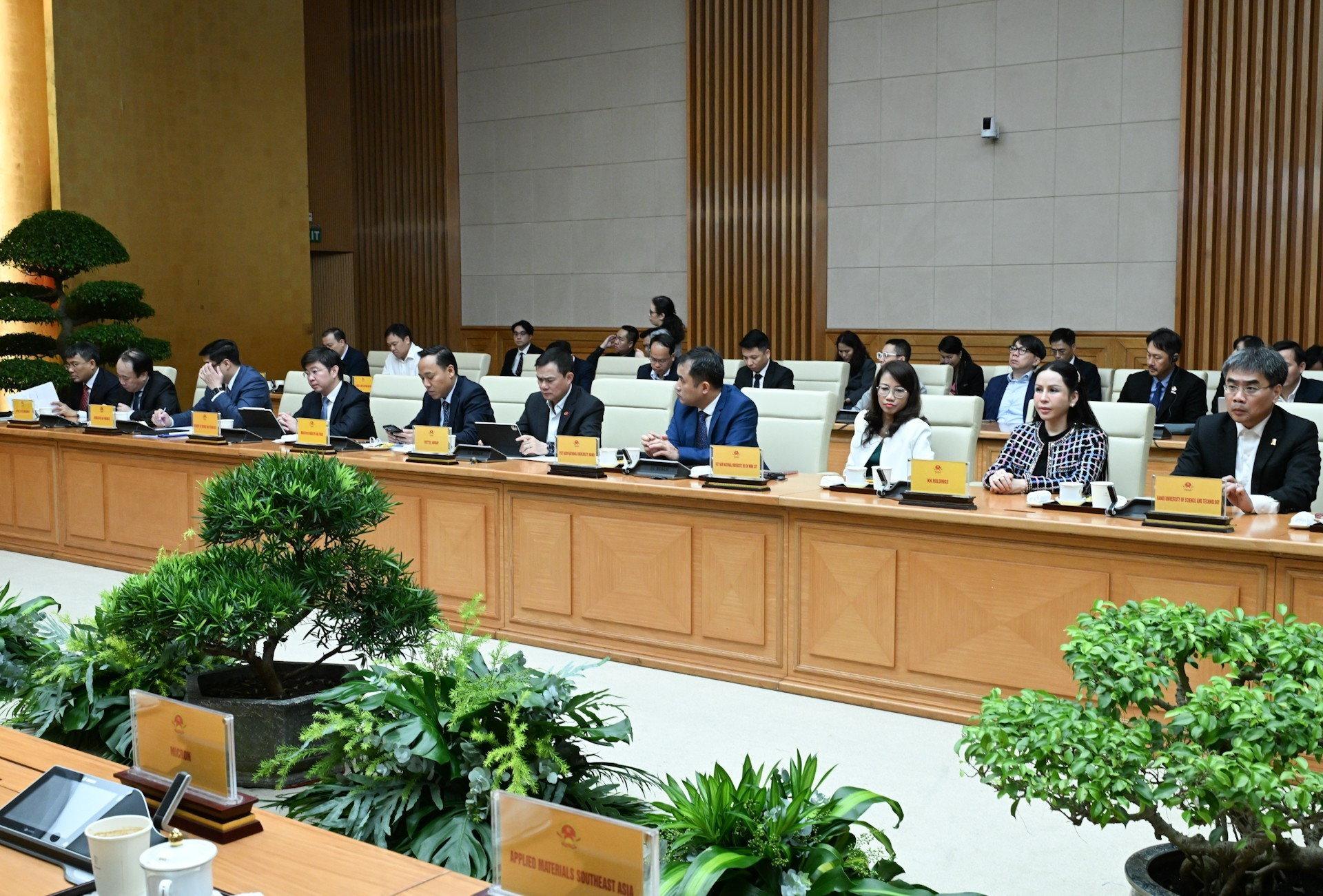 Delegados a la cita.