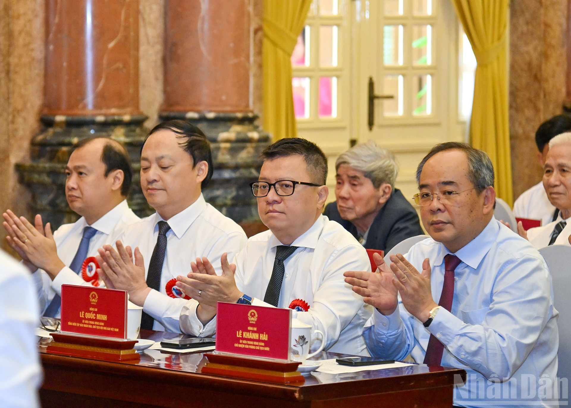 Delegados a la cita.