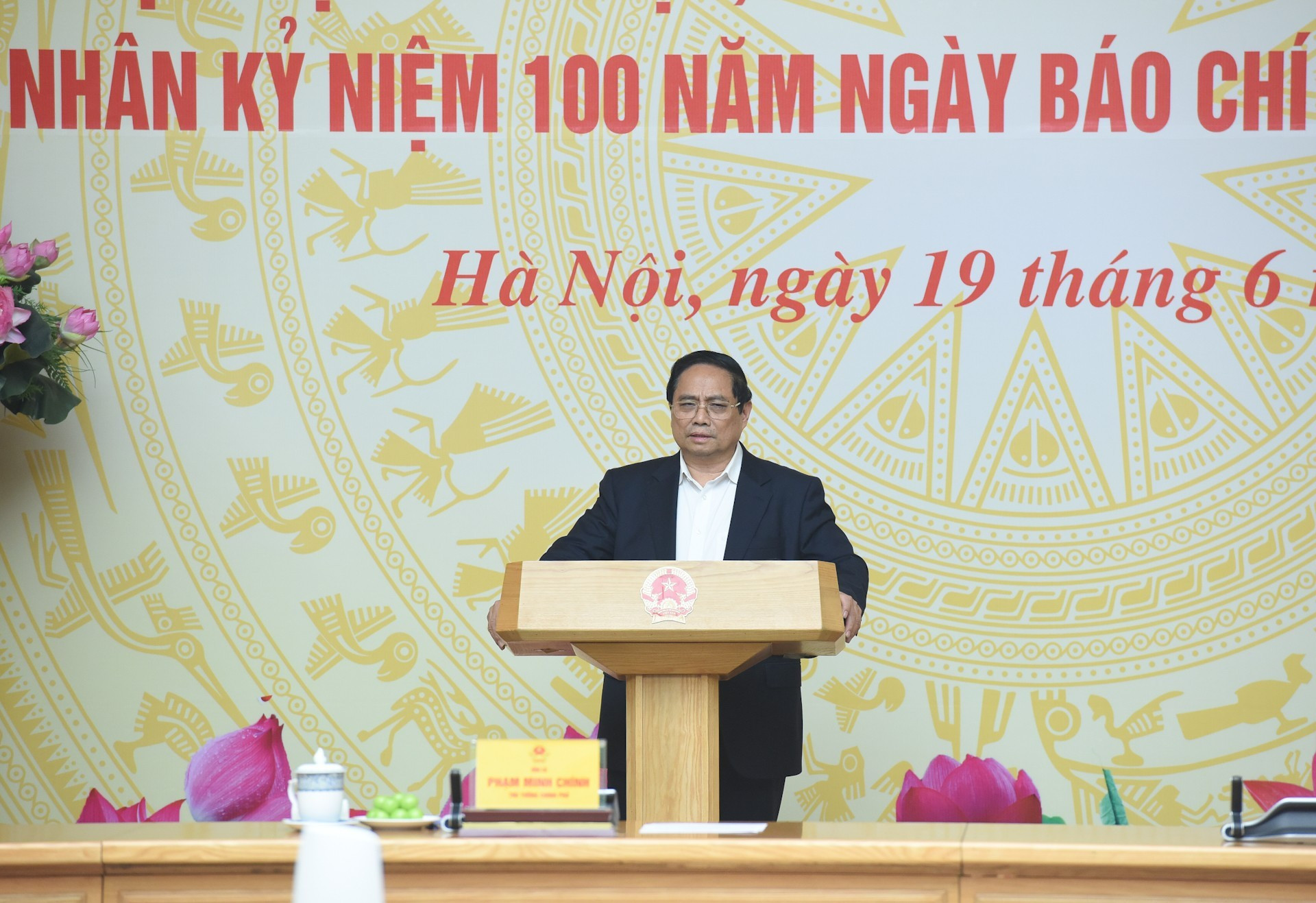 El premier Pham Minh Chinh da palabras.