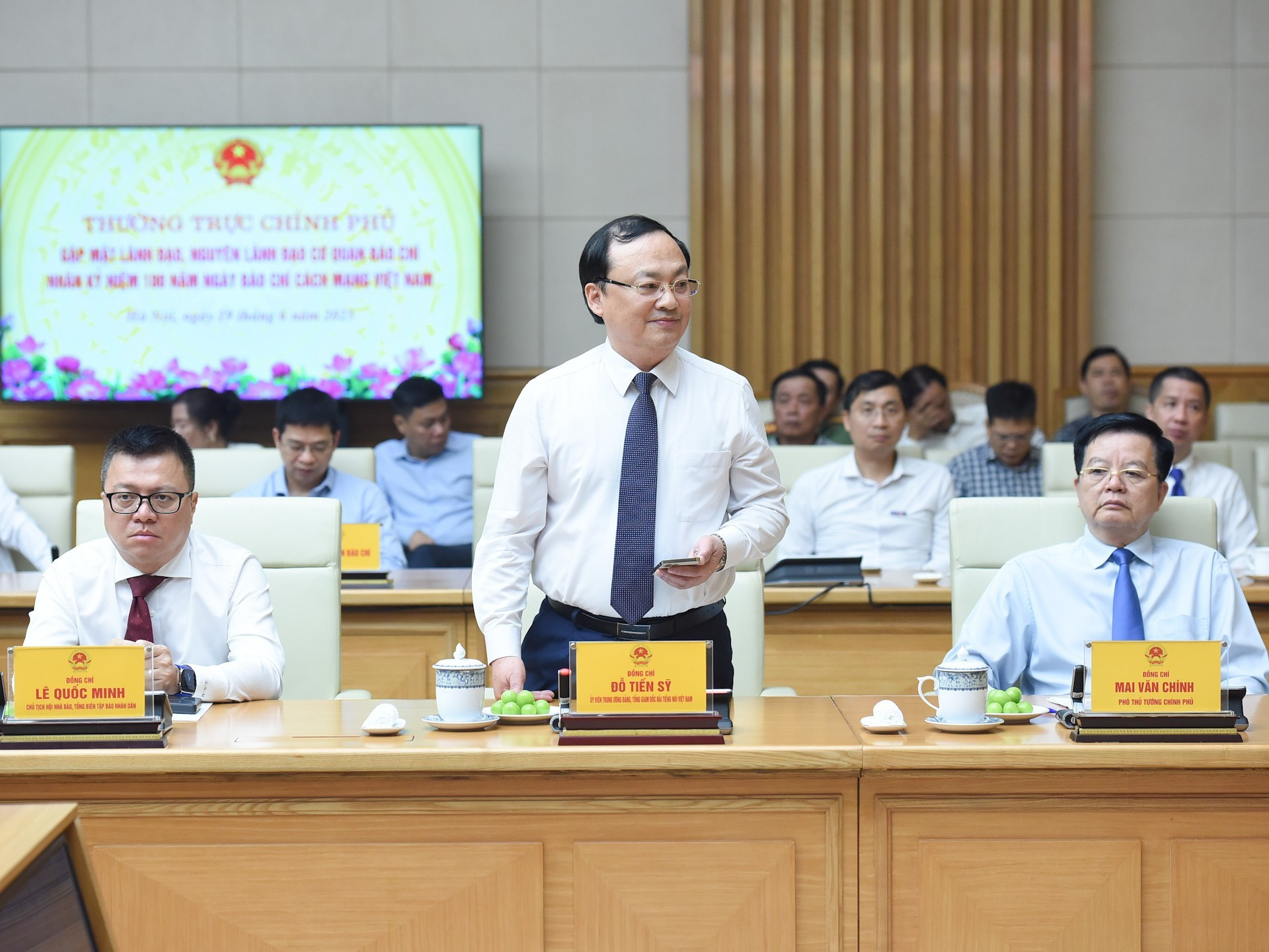 El director general de la Voz de Vietnam, Do Tien Sy.