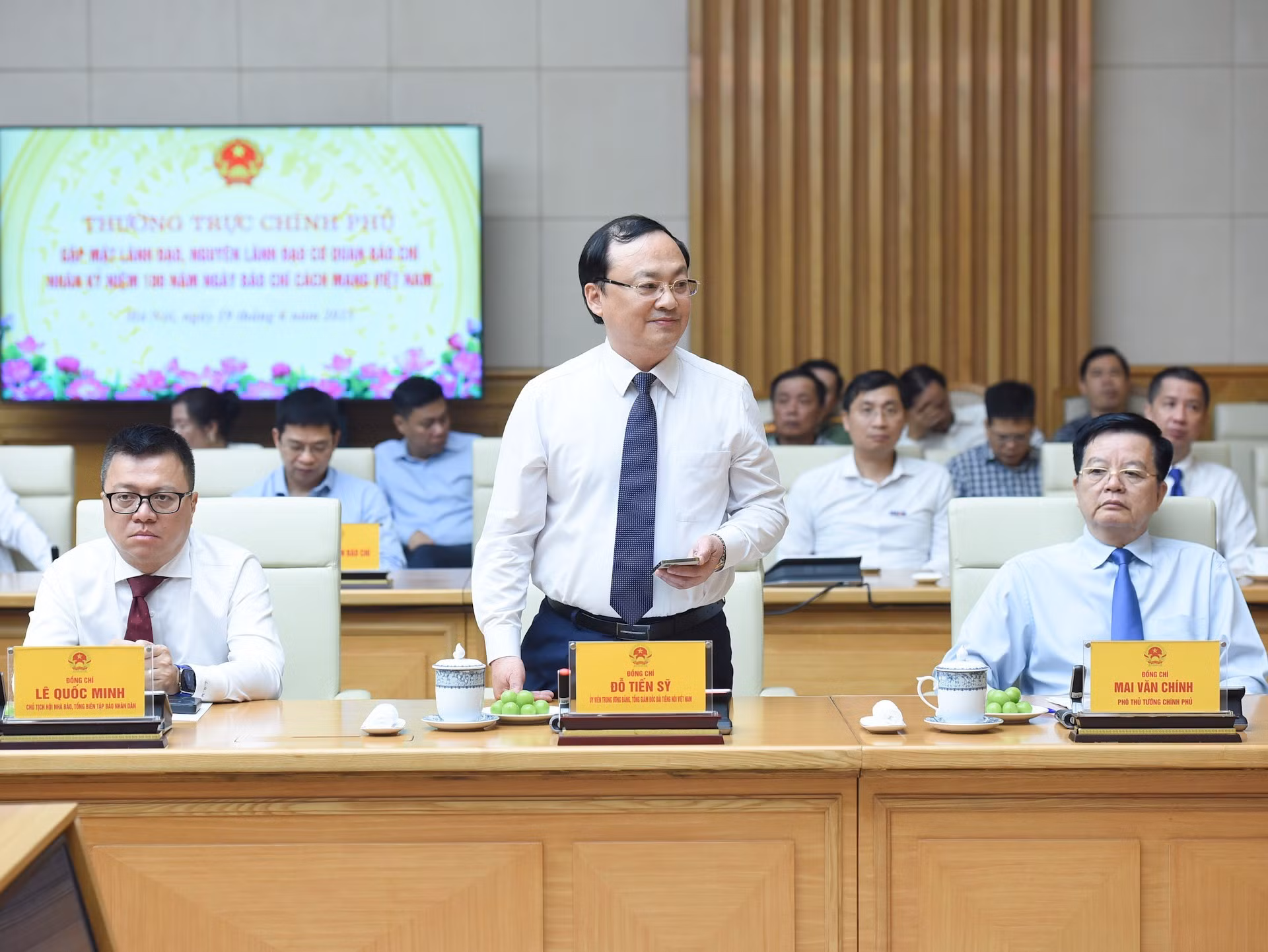 El director general de la Voz de Vietnam, Do Tien Sy.