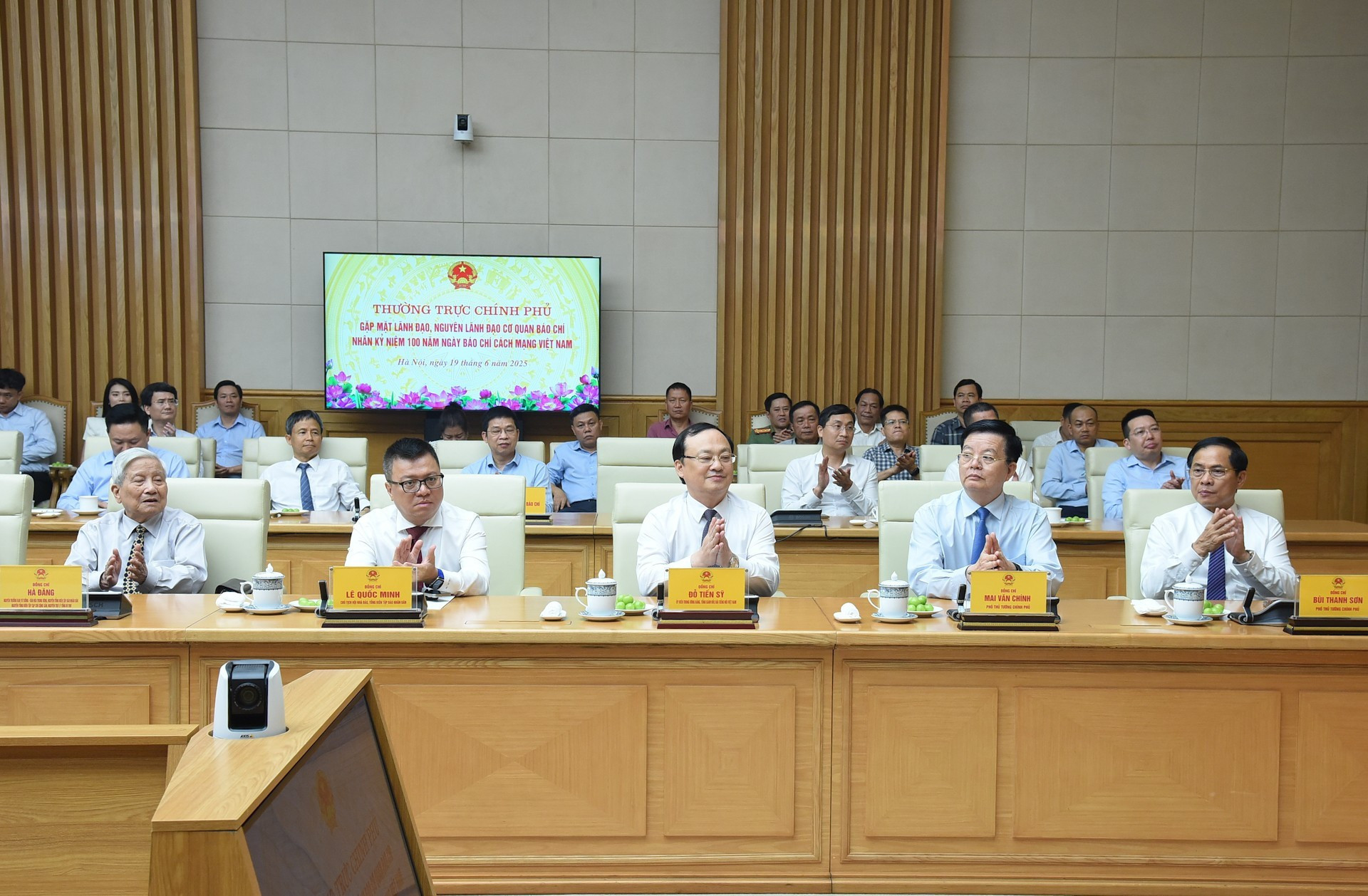 Delegados a la cita.