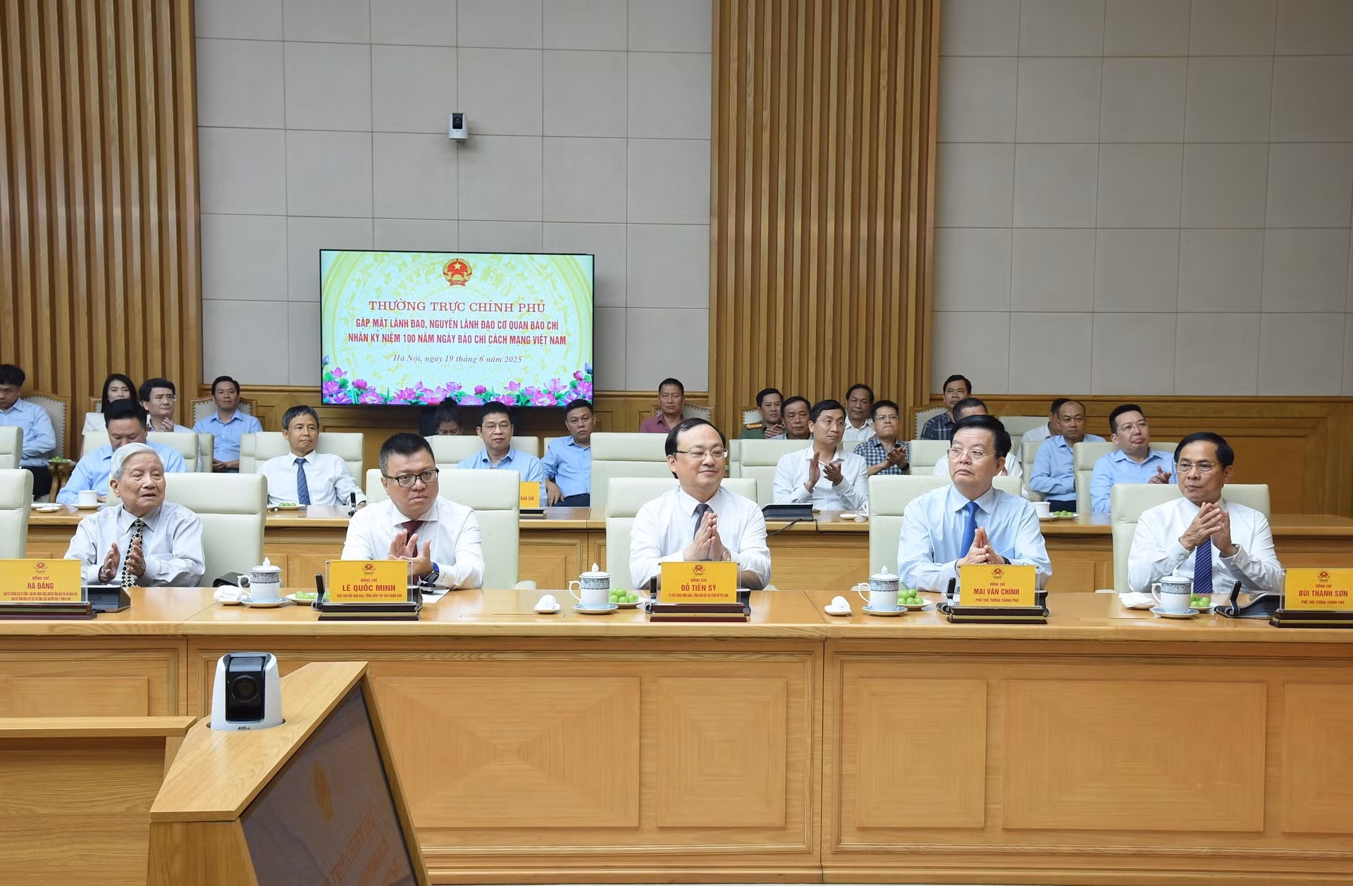 Delegados a la cita.