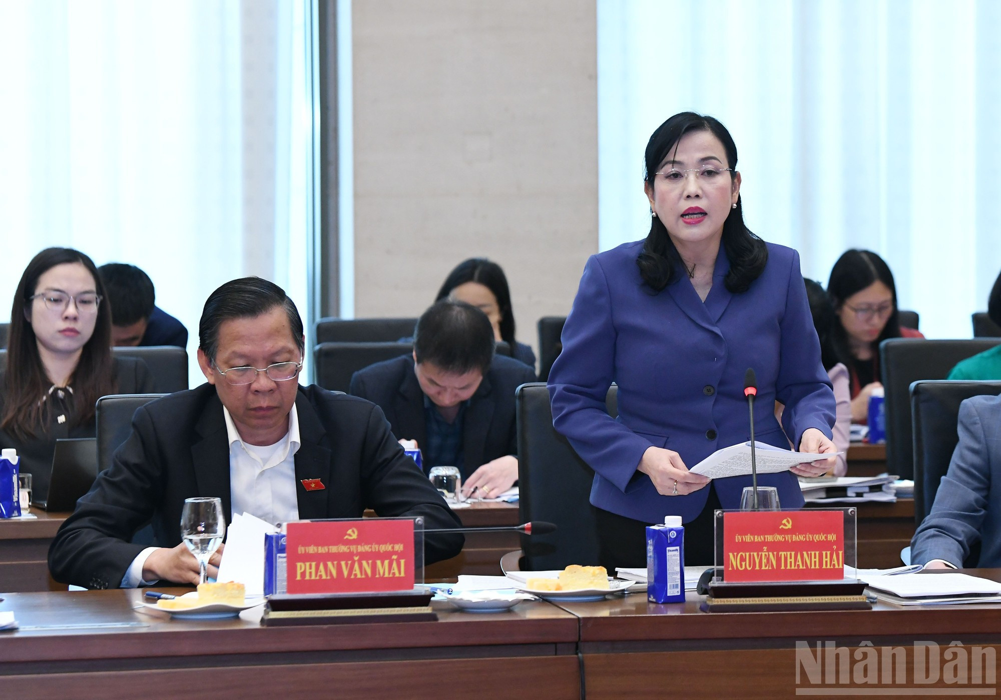 Nguyen Thanh Hai, jefa de la Comisión de Ciencia, Tecnología y Medio Ambiente de la Asamblea Nacional, tiene la palabra.