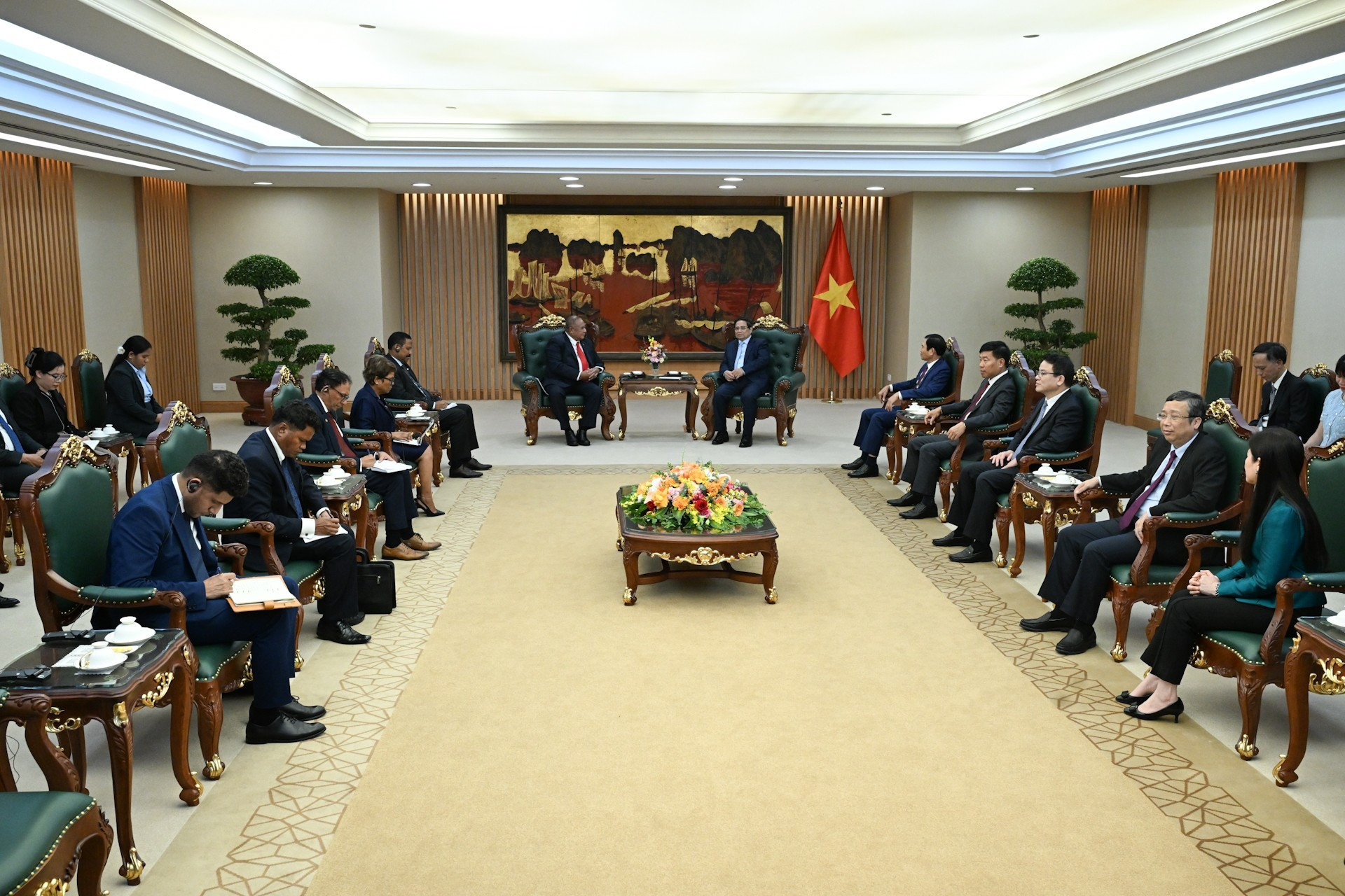 Panorama de la reunión.