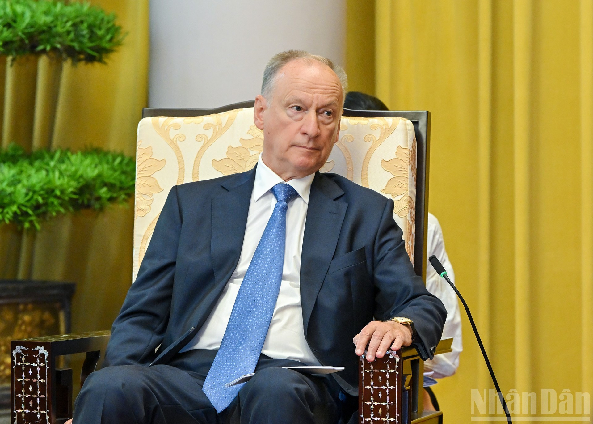 Nikolai Patrushev, asistente del presidente ruso y jefe del Consejo Marítimo de la Federación de Rusia.