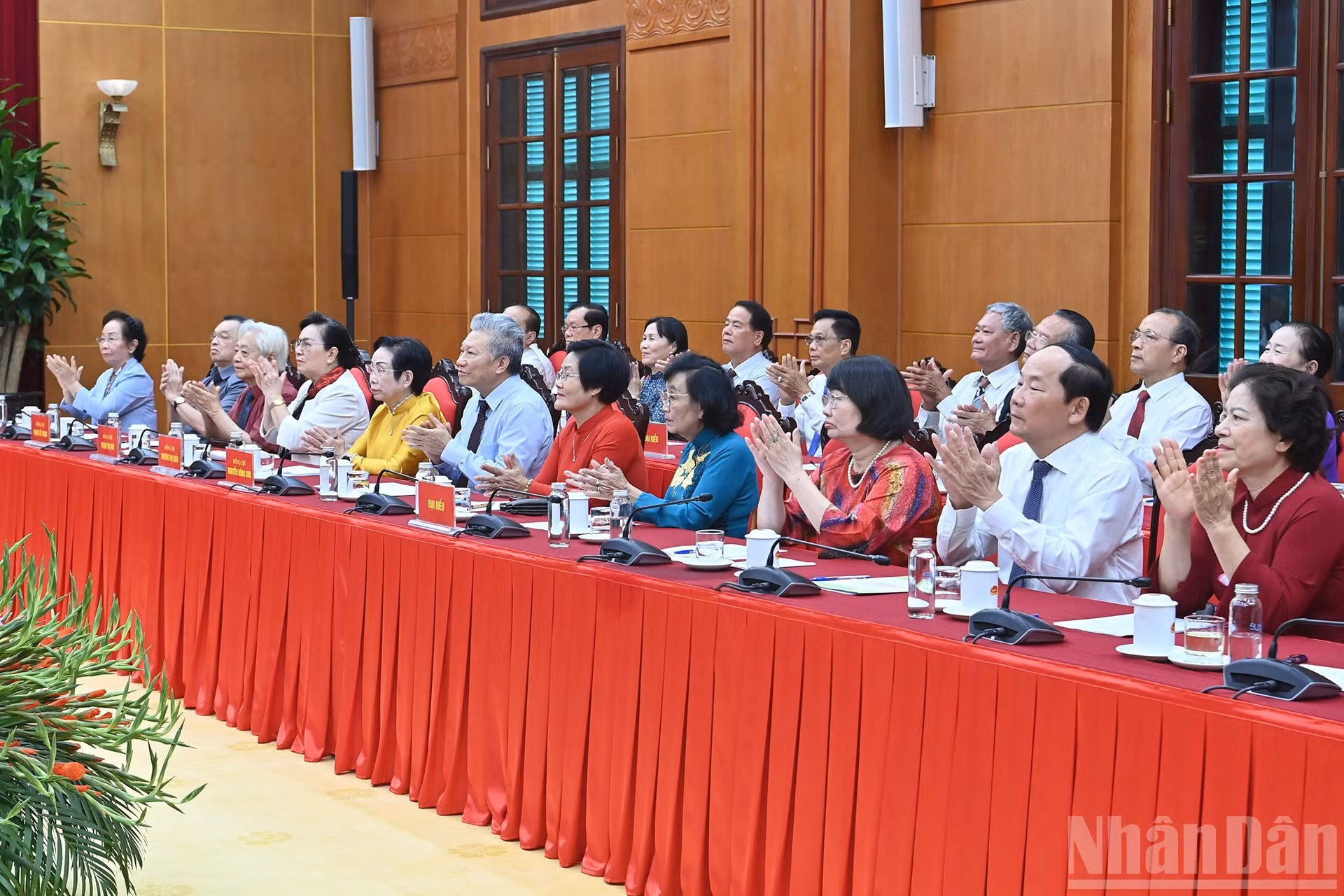 Delegados a la reunión.