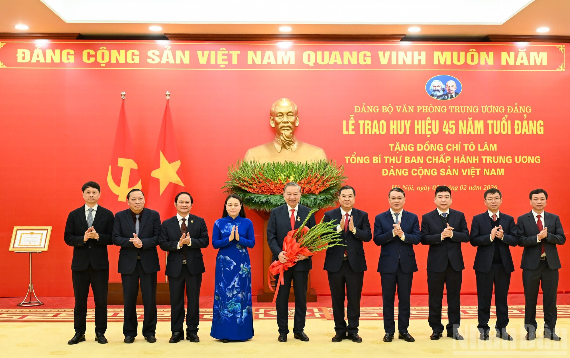 El Comité del Partido de la Oficina del PCV extiende sus congratulaciones al secretario general To Lam.