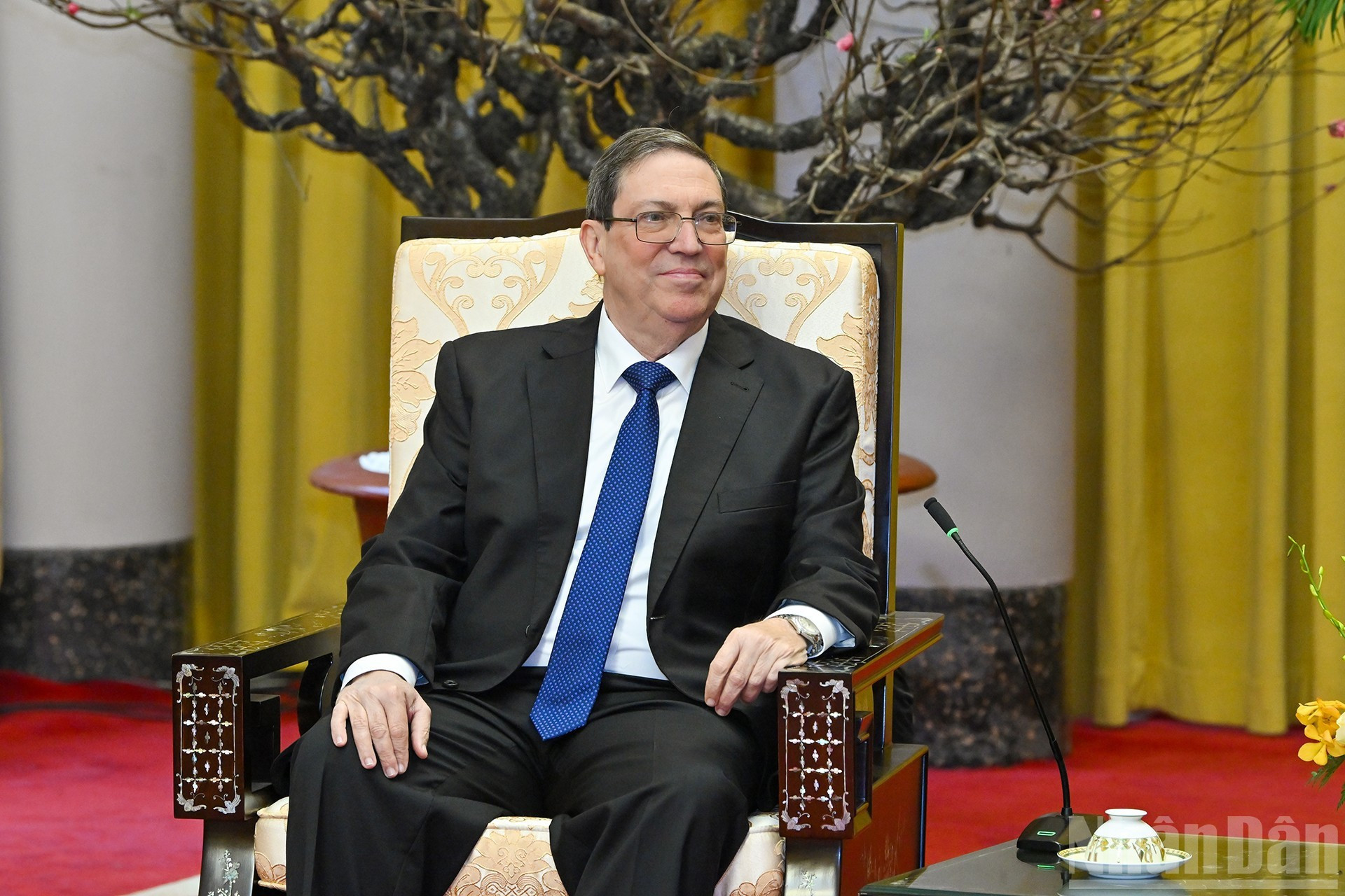 Bruno Rodríguez Parrilla, enviado especial del Partido Comunista y del Estado cubano.