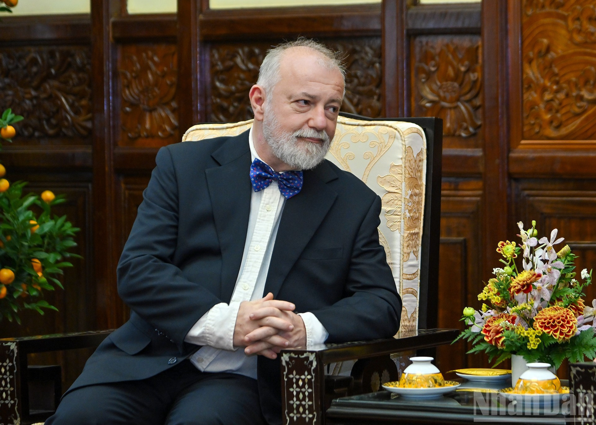 El embajador de la República Checa en Vietnam, Hynek Kmonicek.