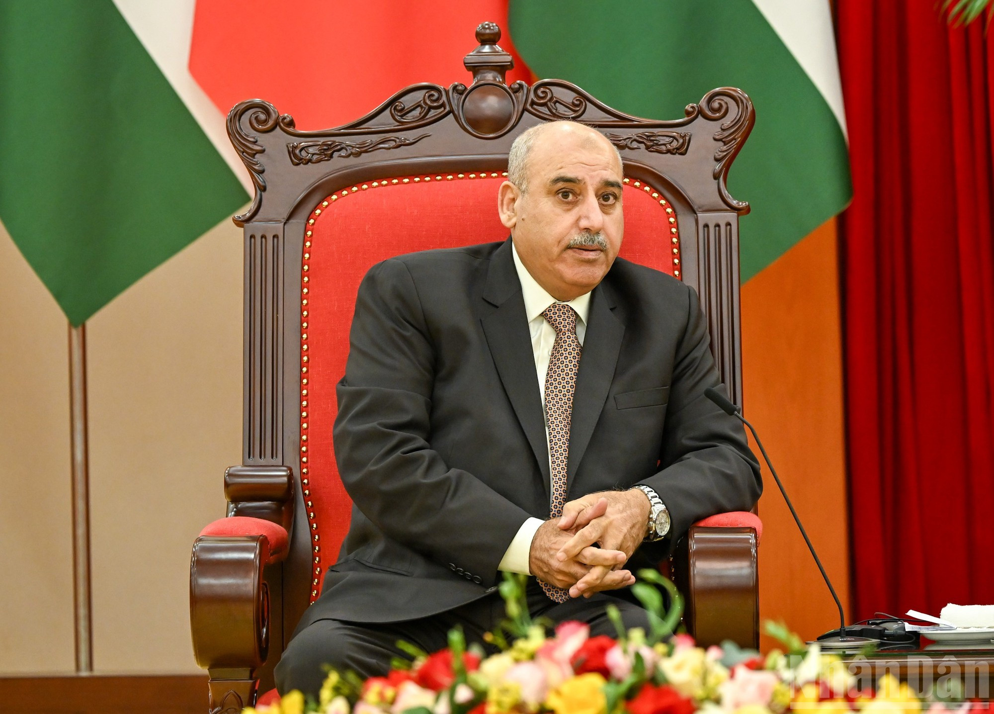 El presidente de la Cámara de Representantes de Jordania, Mazen Turki El Qadi.