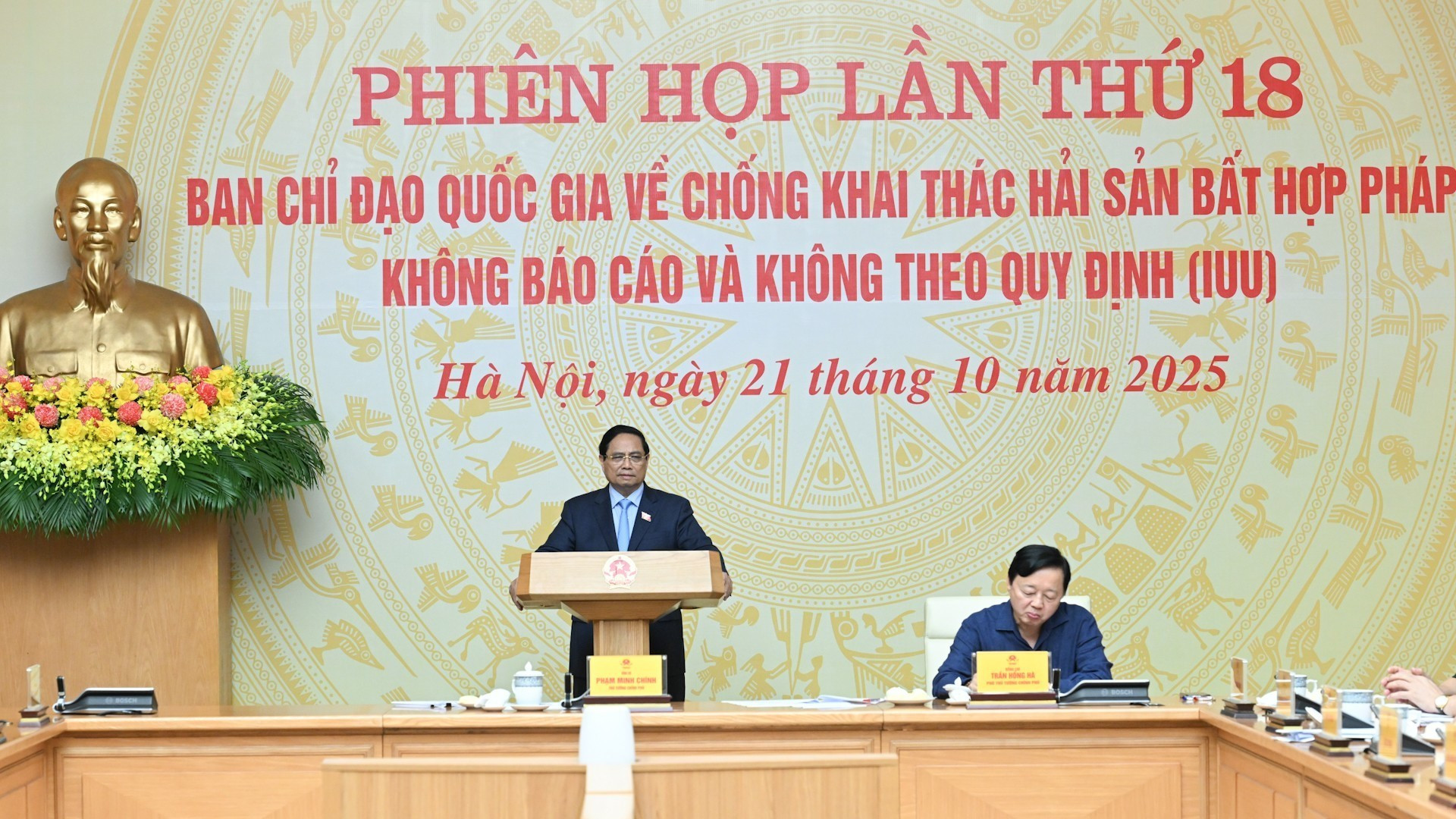 [Foto] Premier vietnamita preside reunión del Comité Directivo Nacional contra la pesca ilegal