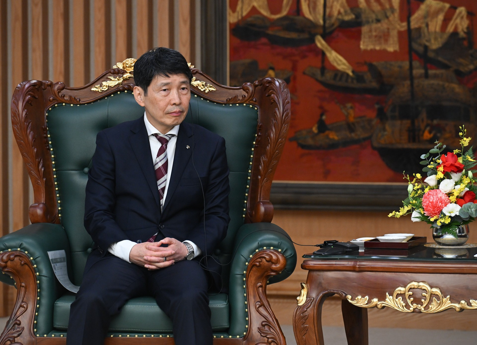 El gobernador de la prefectura japonesa de Gunma, Yamamoto Ichita.