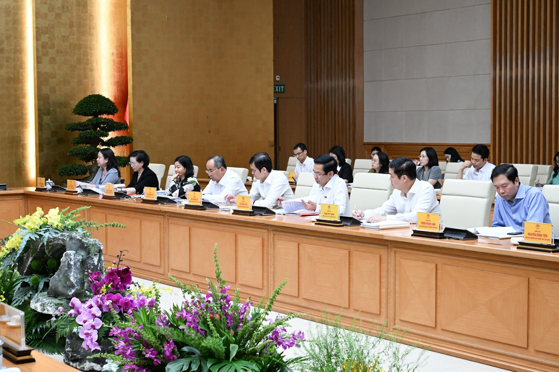 Delegados a la cita.