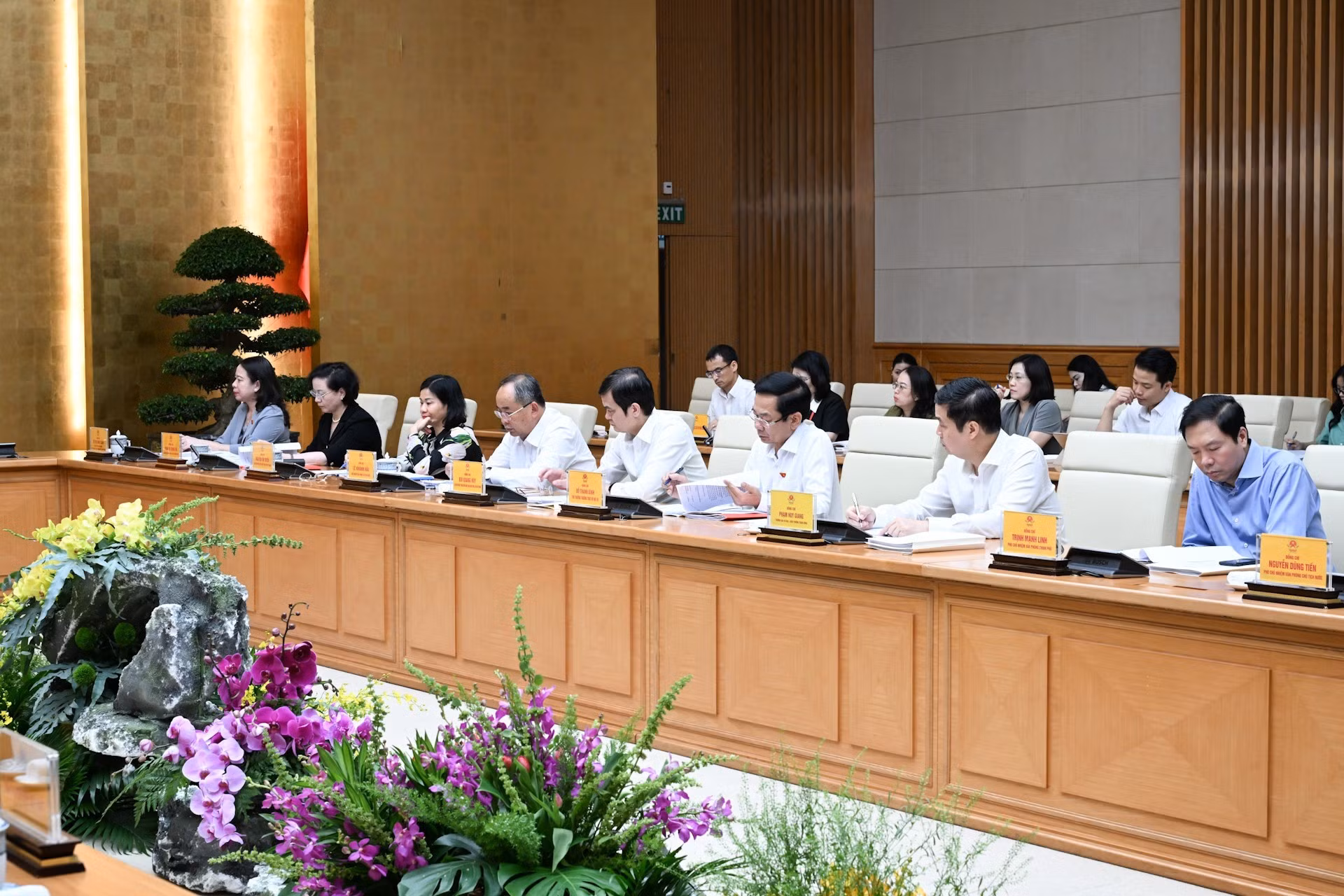 Delegados a la cita.