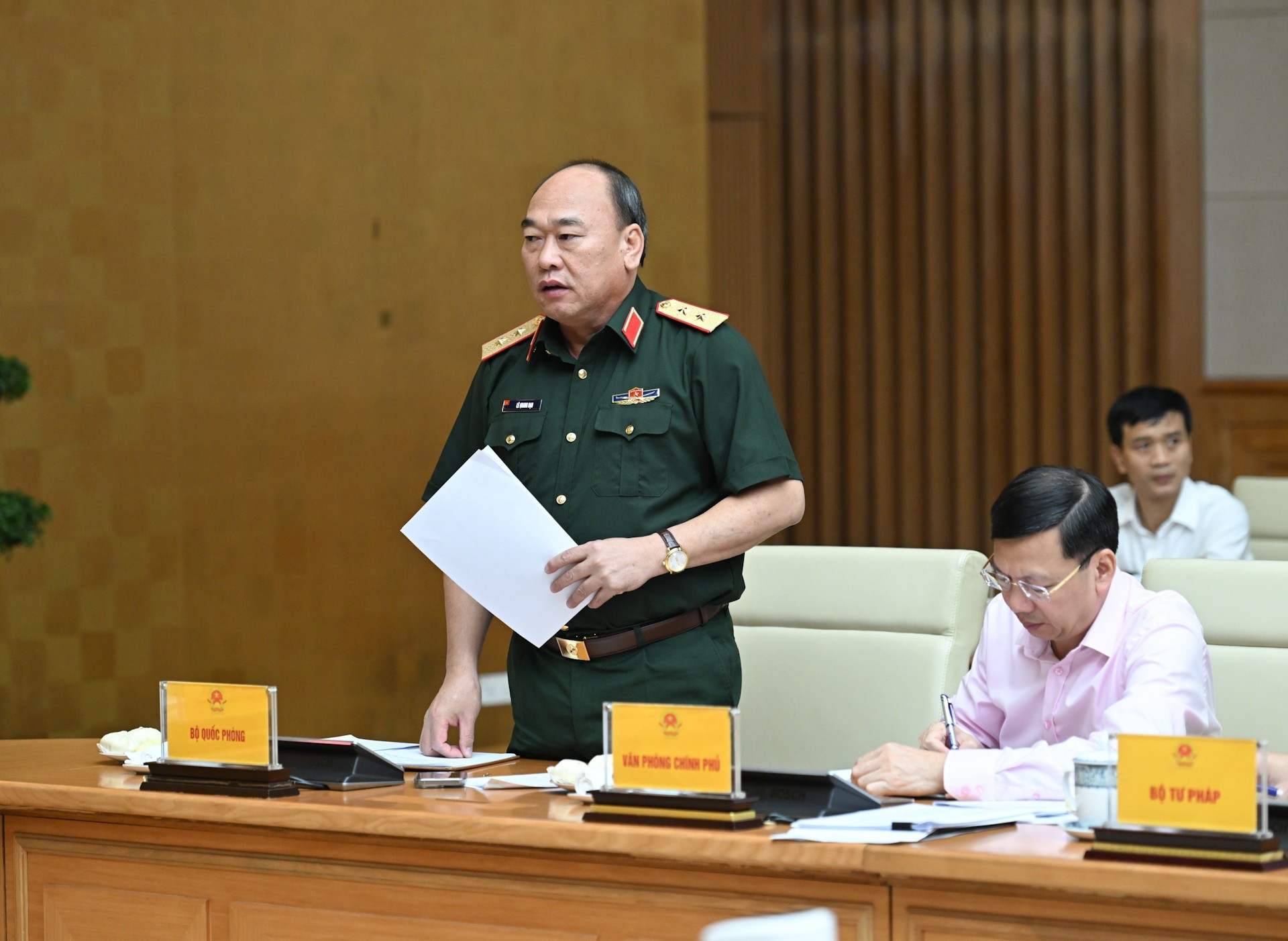 El general de división Le Quang Dao, subjefe del Estado Mayor General del Ejército Popular de Vietnam.