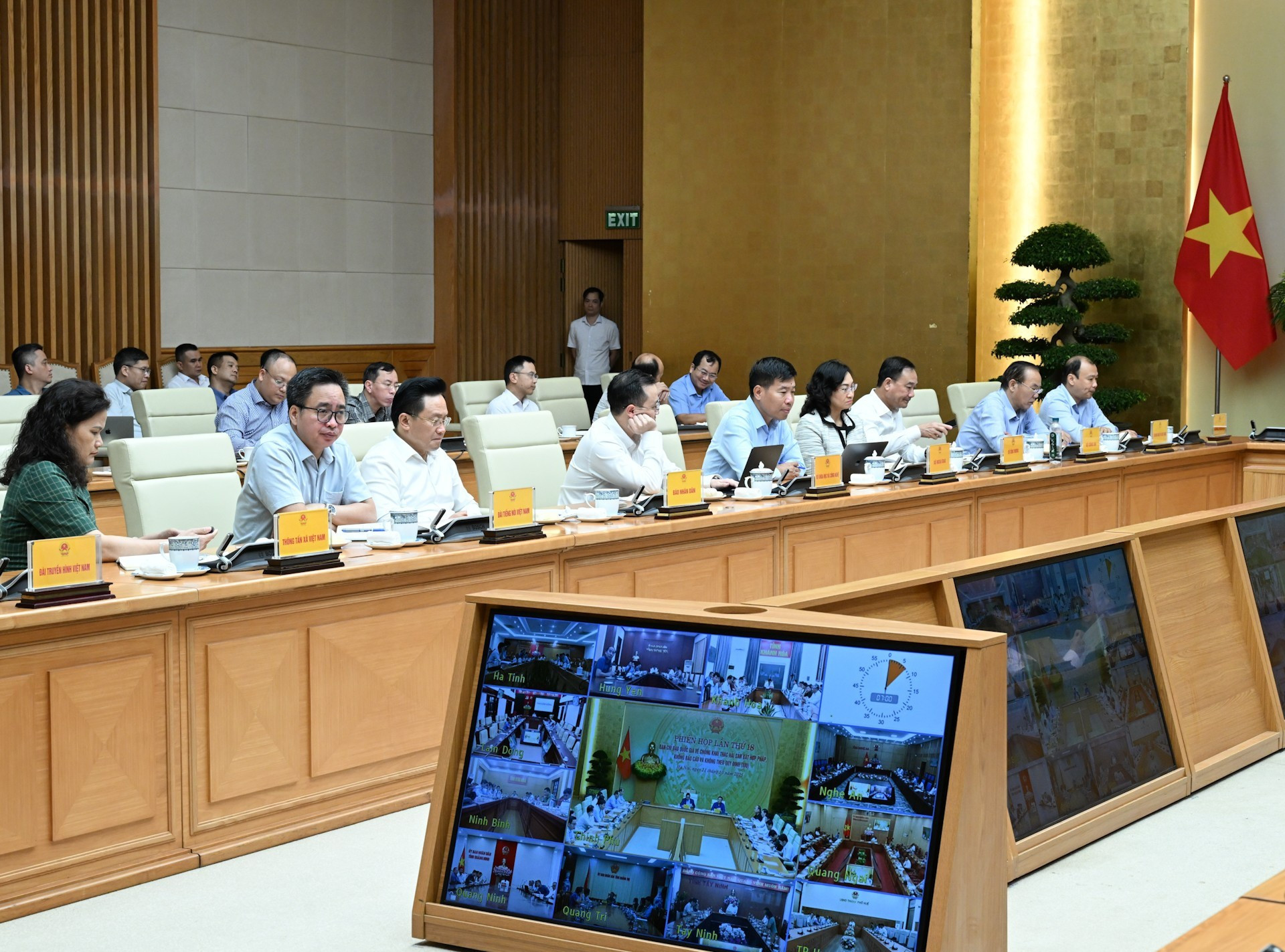 Delegados a la sesión.