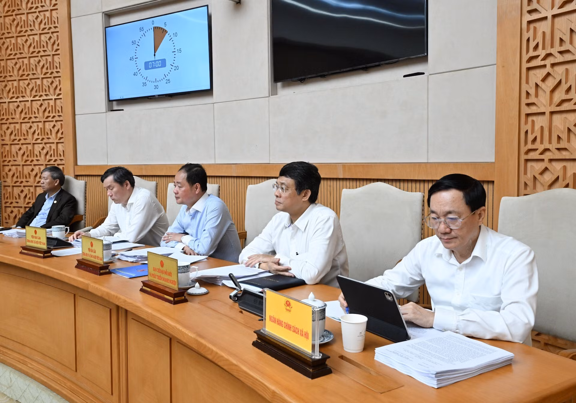 Delegados a la reunión.