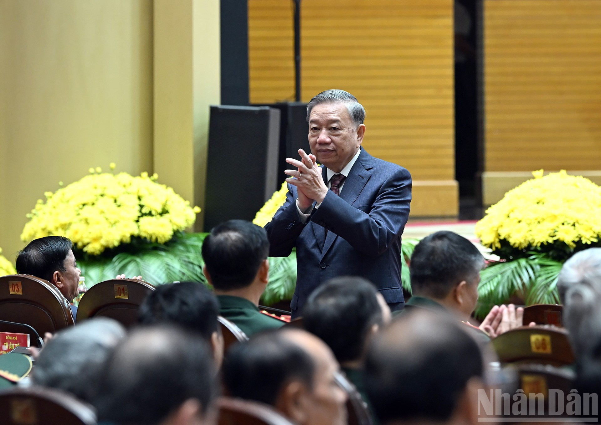 La ceremonia cuenta con la presencia del secretario general del Partido Comunista de Vietnam, To Lam. La ceremonia cuenta con la presencia del secretario general del Partido Comunista de Vietnam, To Lam.