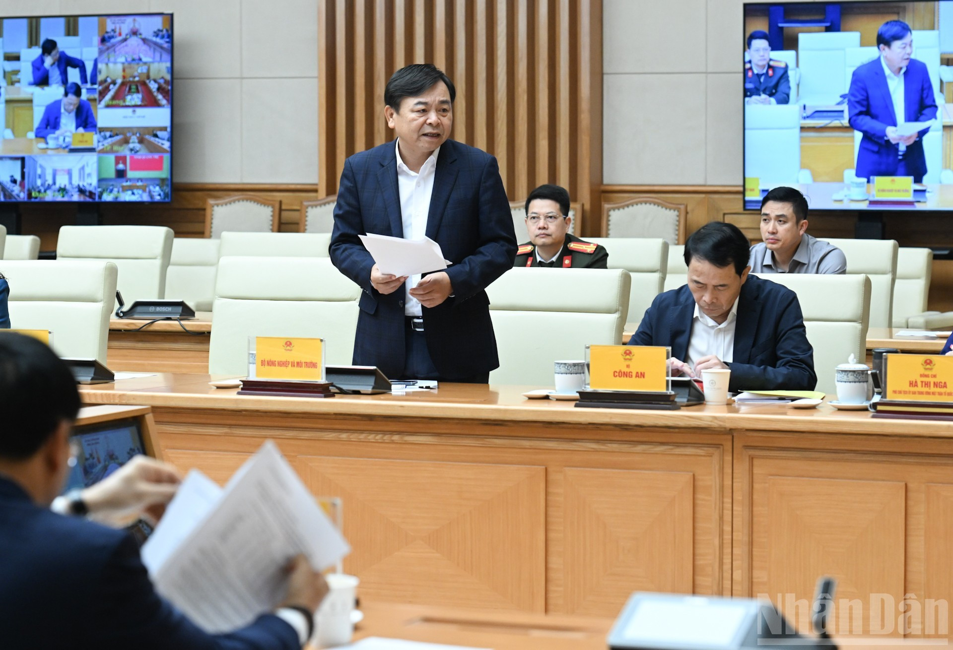 El viceministro de Agricultura y Medio Ambiente Nguyen Hoang Hiep.