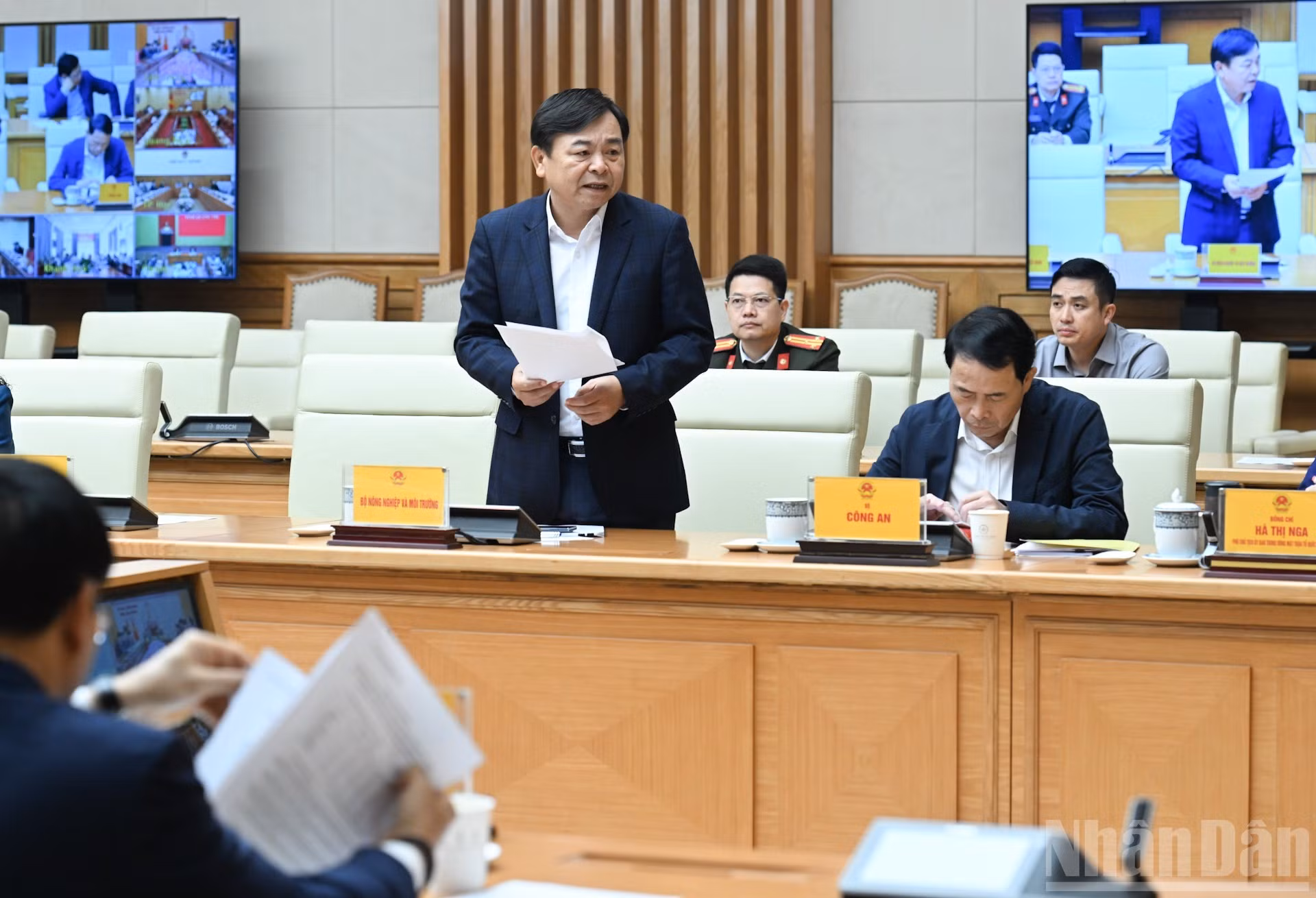 El viceministro de Agricultura y Medio Ambiente Nguyen Hoang Hiep.