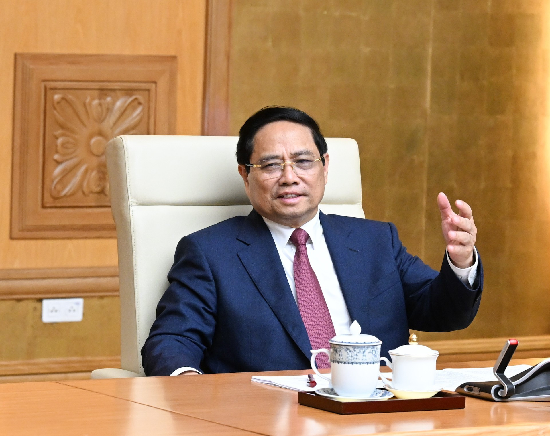El jefe de Gobierno vietnamita interviene en la cita. El jefe de Gobierno vietnamita interviene en la cita.