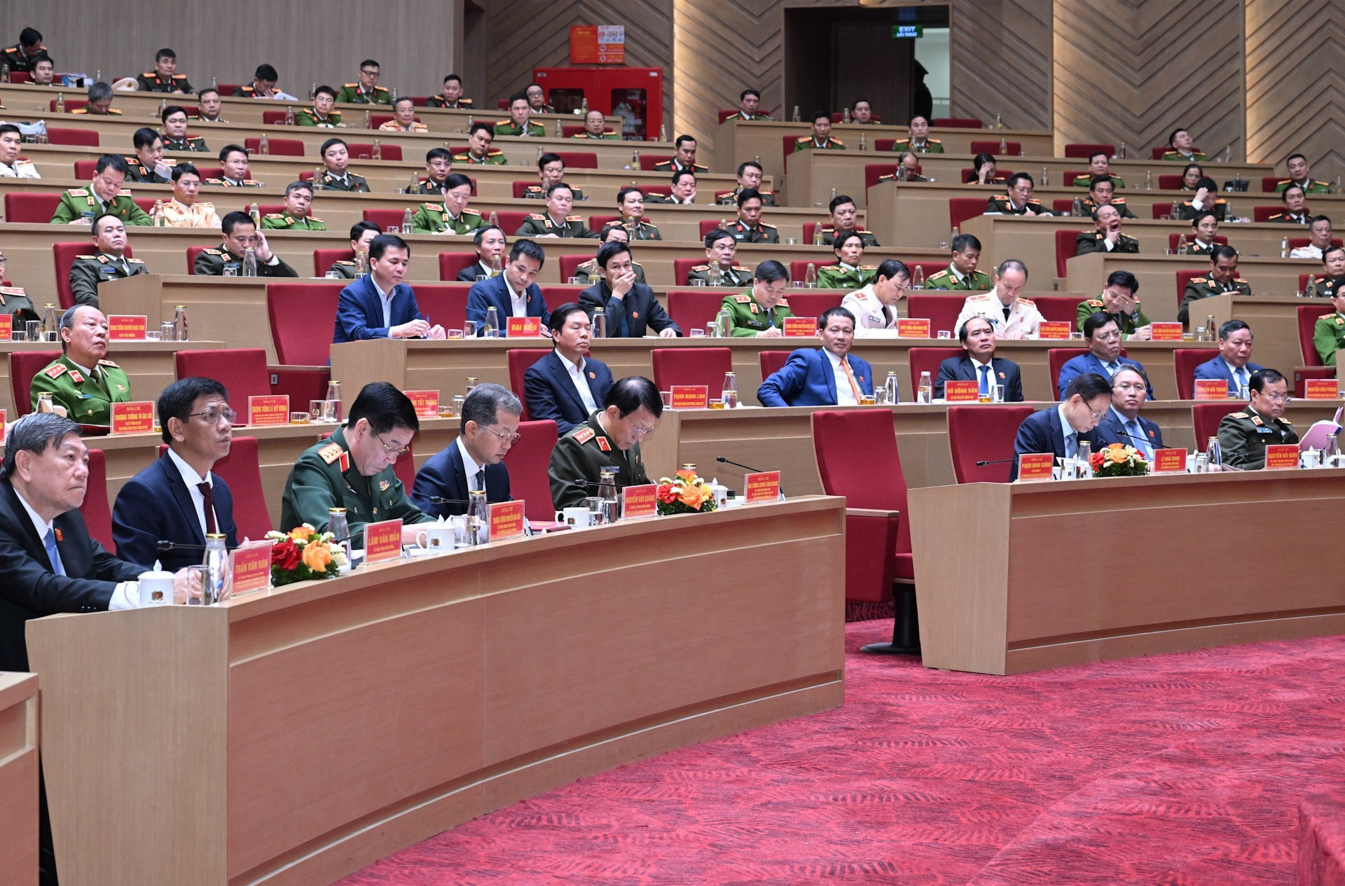 Delegados a la conferencia.