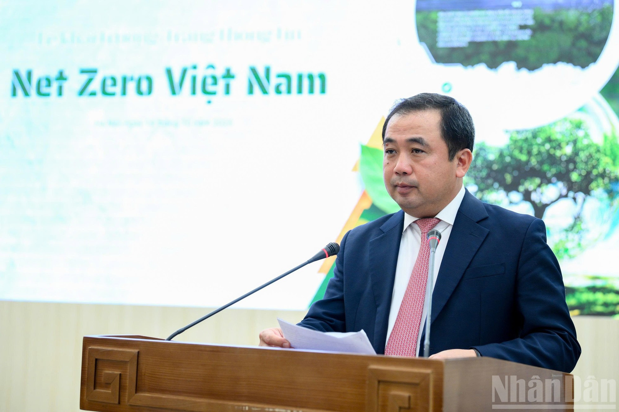 El ministro interino de Agricultura y Medio Ambiente, Tran Duc Thang, en su intervención. El ministro interino de Agricultura y Medio Ambiente, Tran Duc Thang, en su intervención.