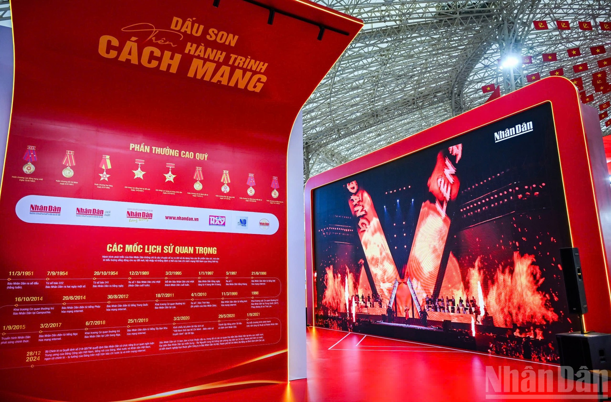 Nhan Dan ha acompañado al país durante las luchas de liberación y defensa, la causa de “Doi moi” (Renovación) y construcción nacional, y en el actual camino hacia una nueva era, la del engrandecimiento nacional.