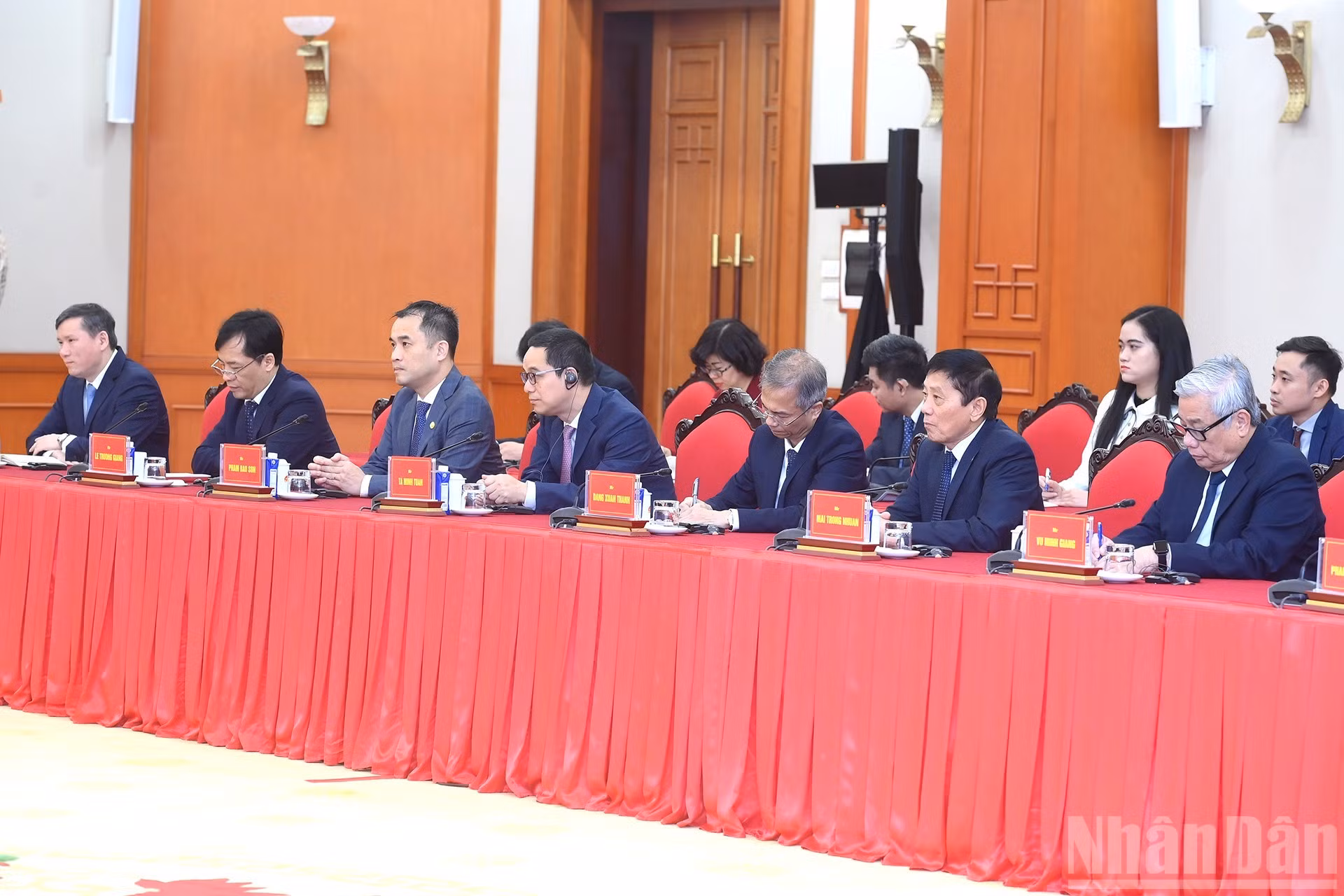 Delegados al encuentro.