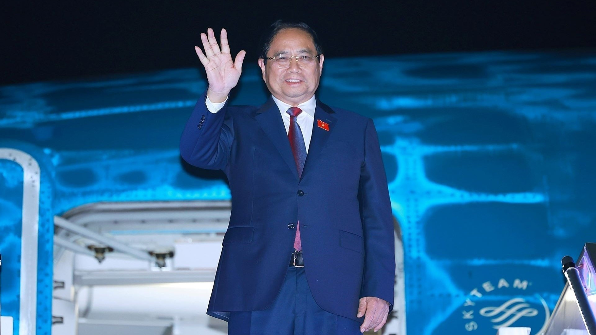 [Foto] Premier vietnamita inicia visita de participación en 47ª Cumbre de Asean