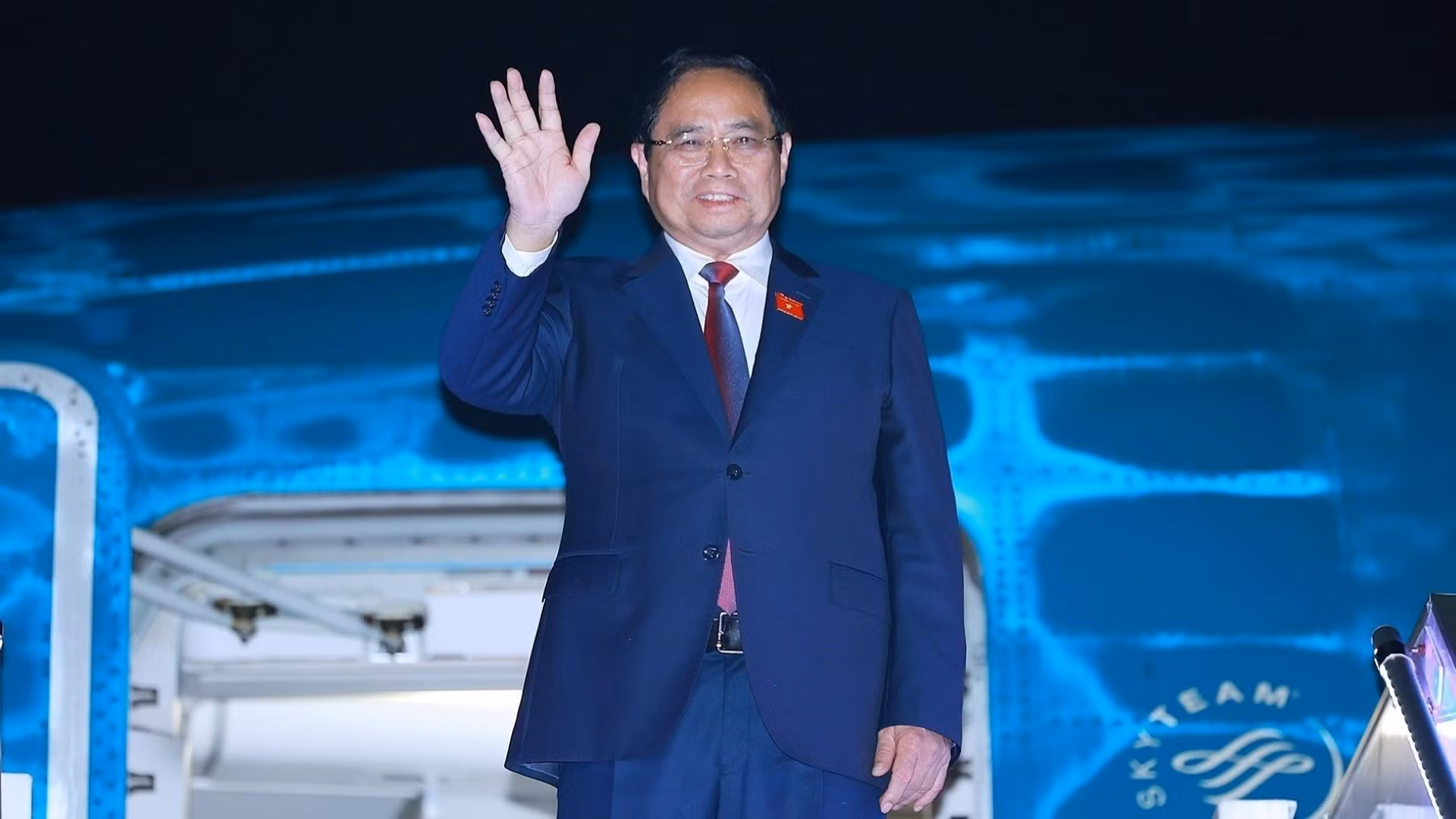 [Foto] Premier vietnamita inicia visita de participación en 47ª Cumbre de Asean