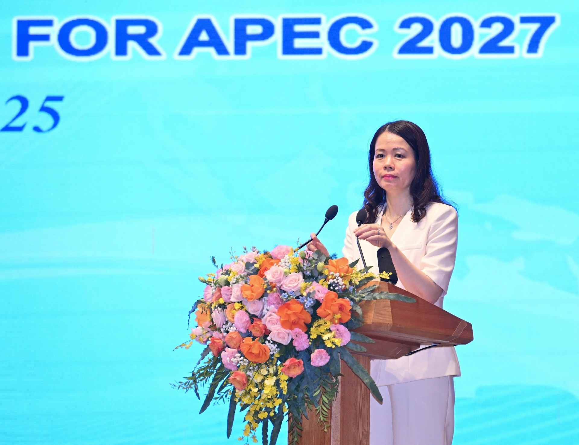 La viceministra de Relaciones Exteriores vietnamita Nguyen Minh Hang.