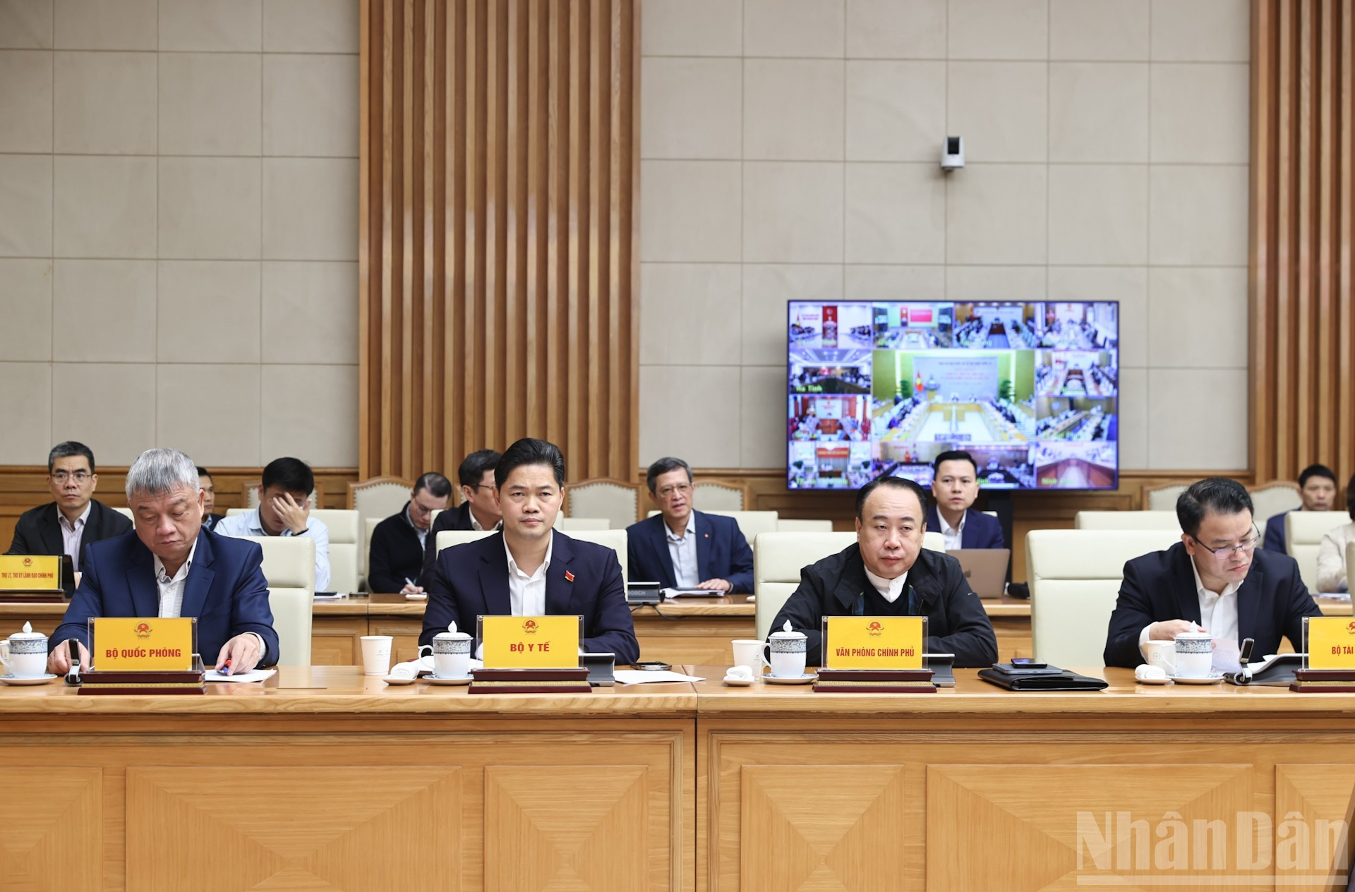 Delegados a la reunión.