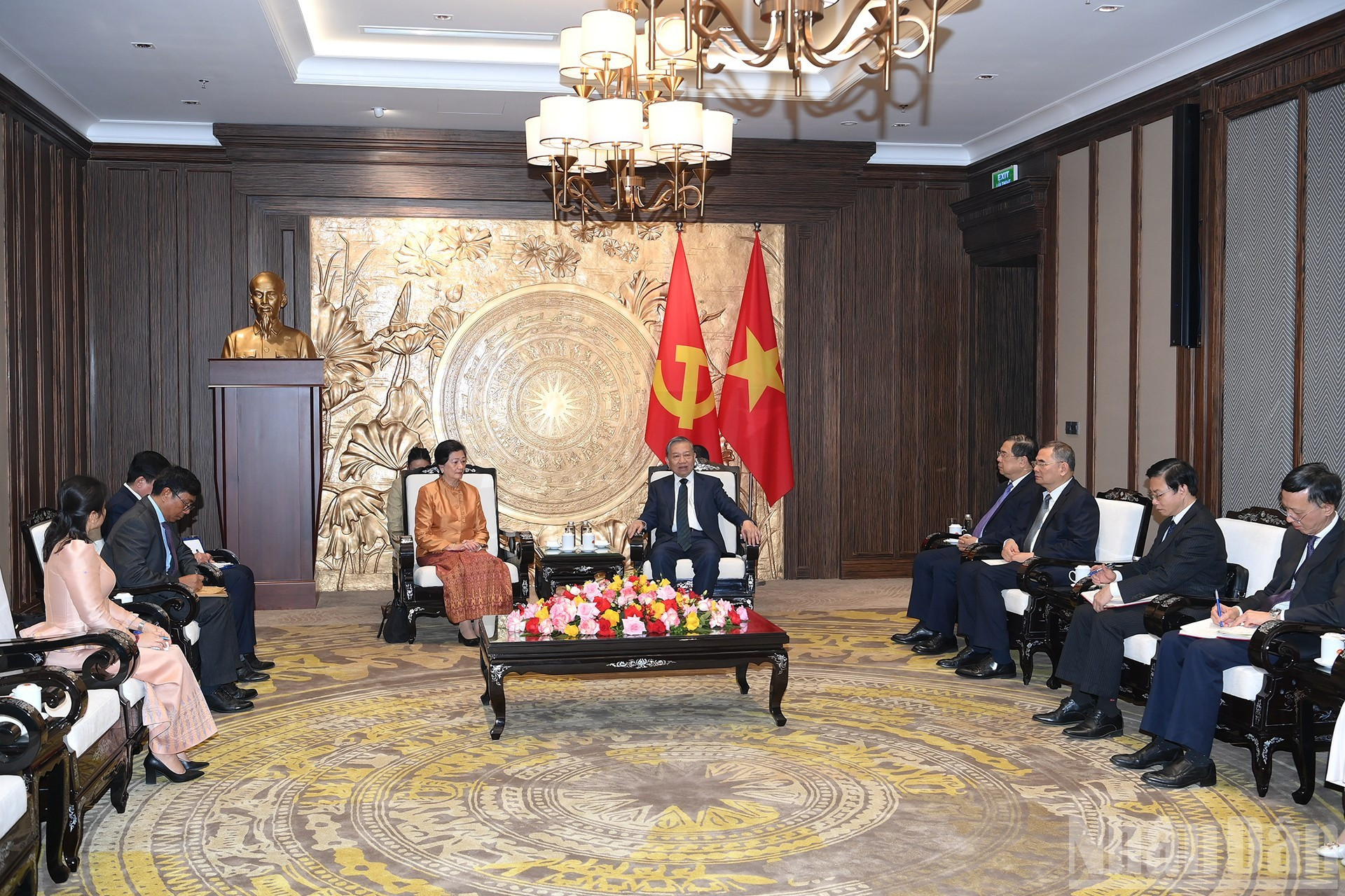 Vista de la reunión.