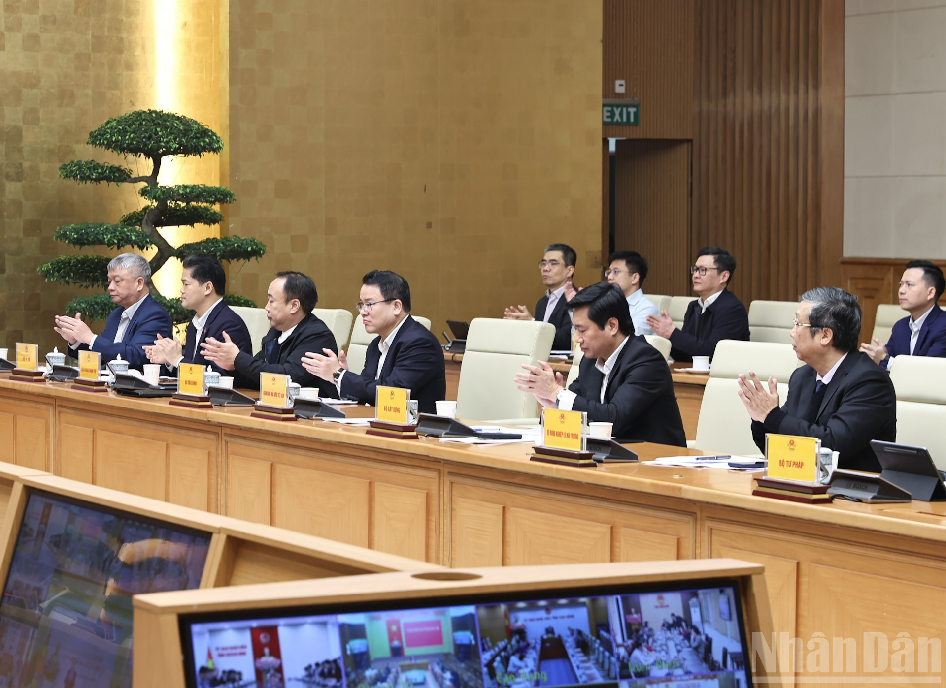 Delegados a la cita.