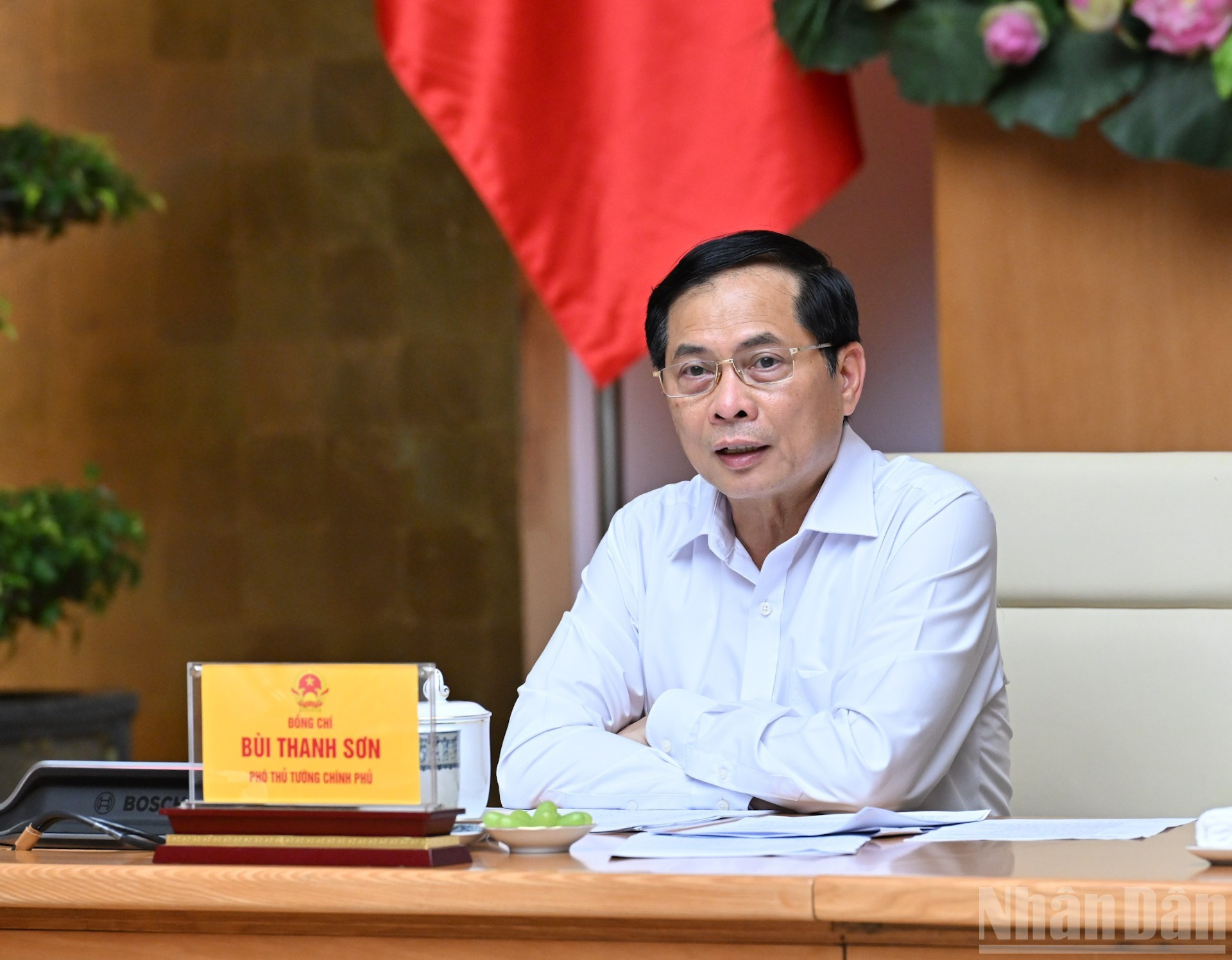 El vice primer ministro y titular de Relaciones Exteriores, Bui Thanh Son. El vice primer ministro y titular de Relaciones Exteriores, Bui Thanh Son.