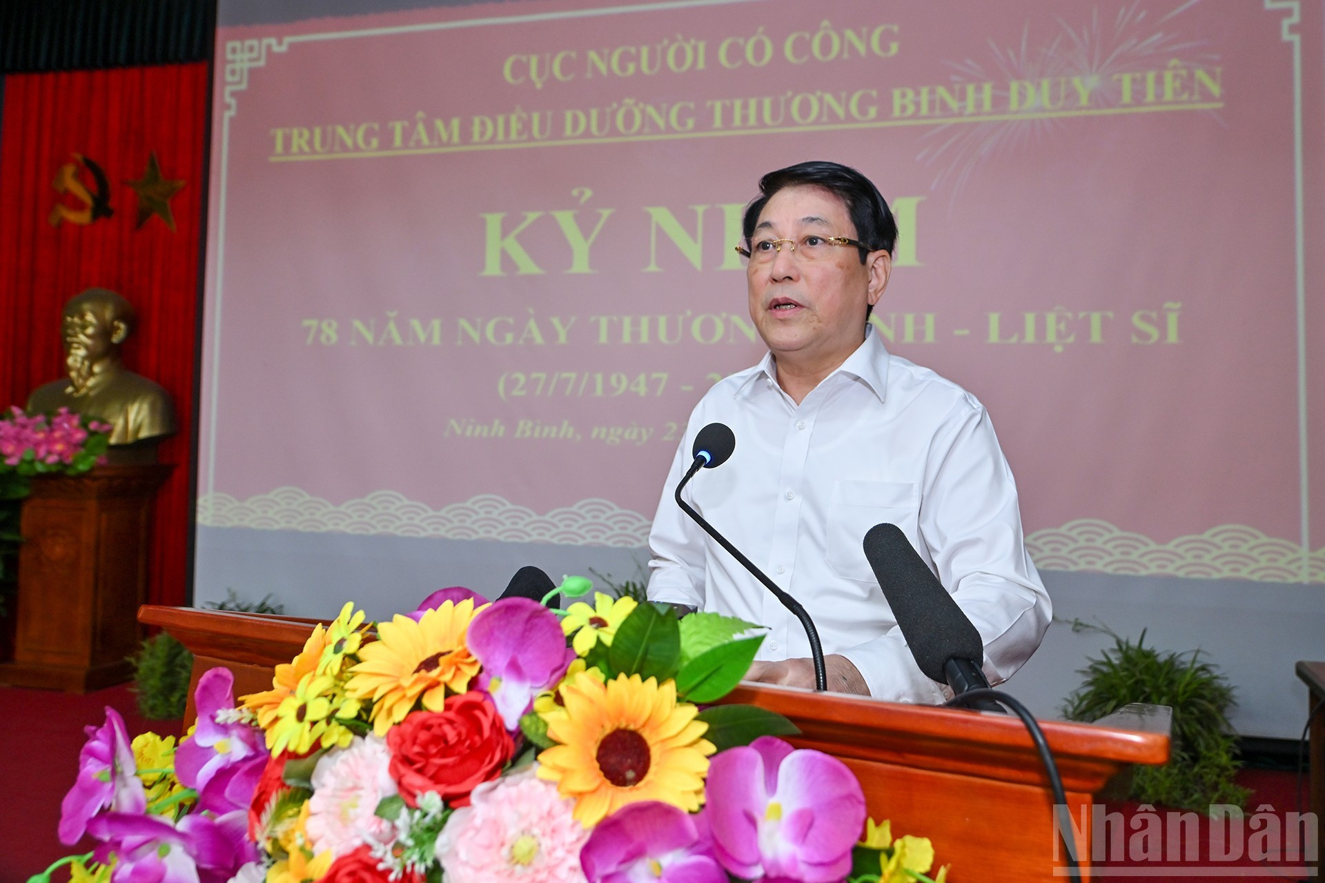 El presidente Luong Cuong da palabras. El presidente Luong Cuong da palabras.