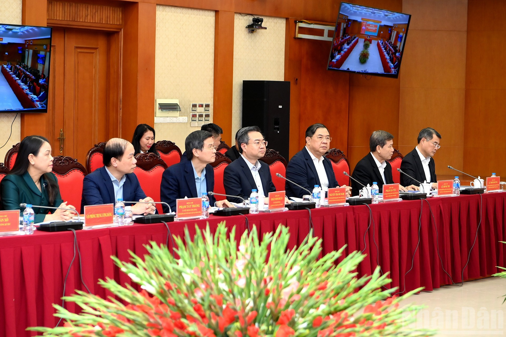 Delegados a la reunión.