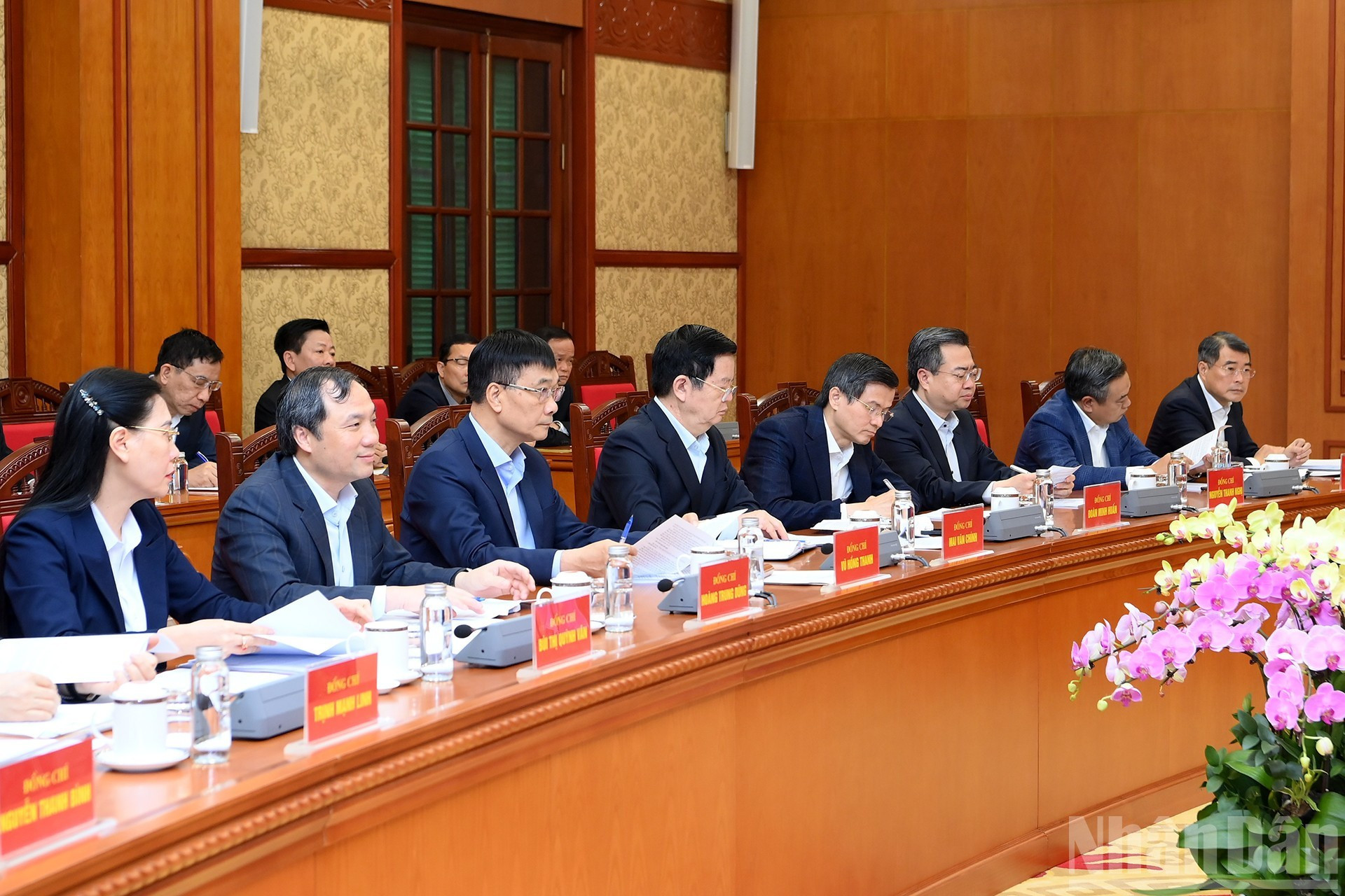 Delegados a la sesión.