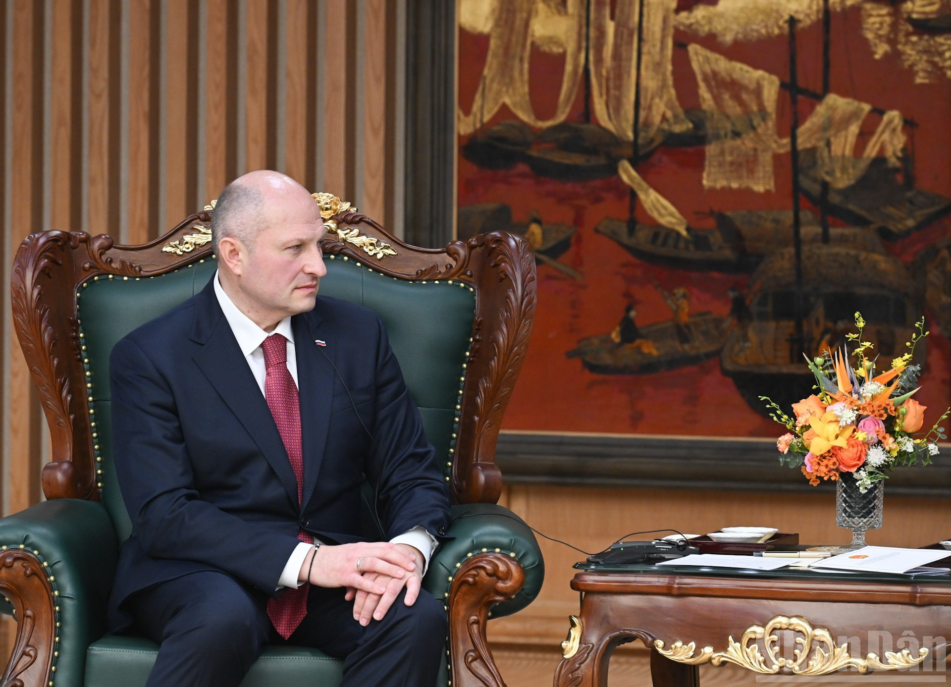 El ministro de Situaciones de Emergencia de Rusia, Aleksandr Kurenkov.