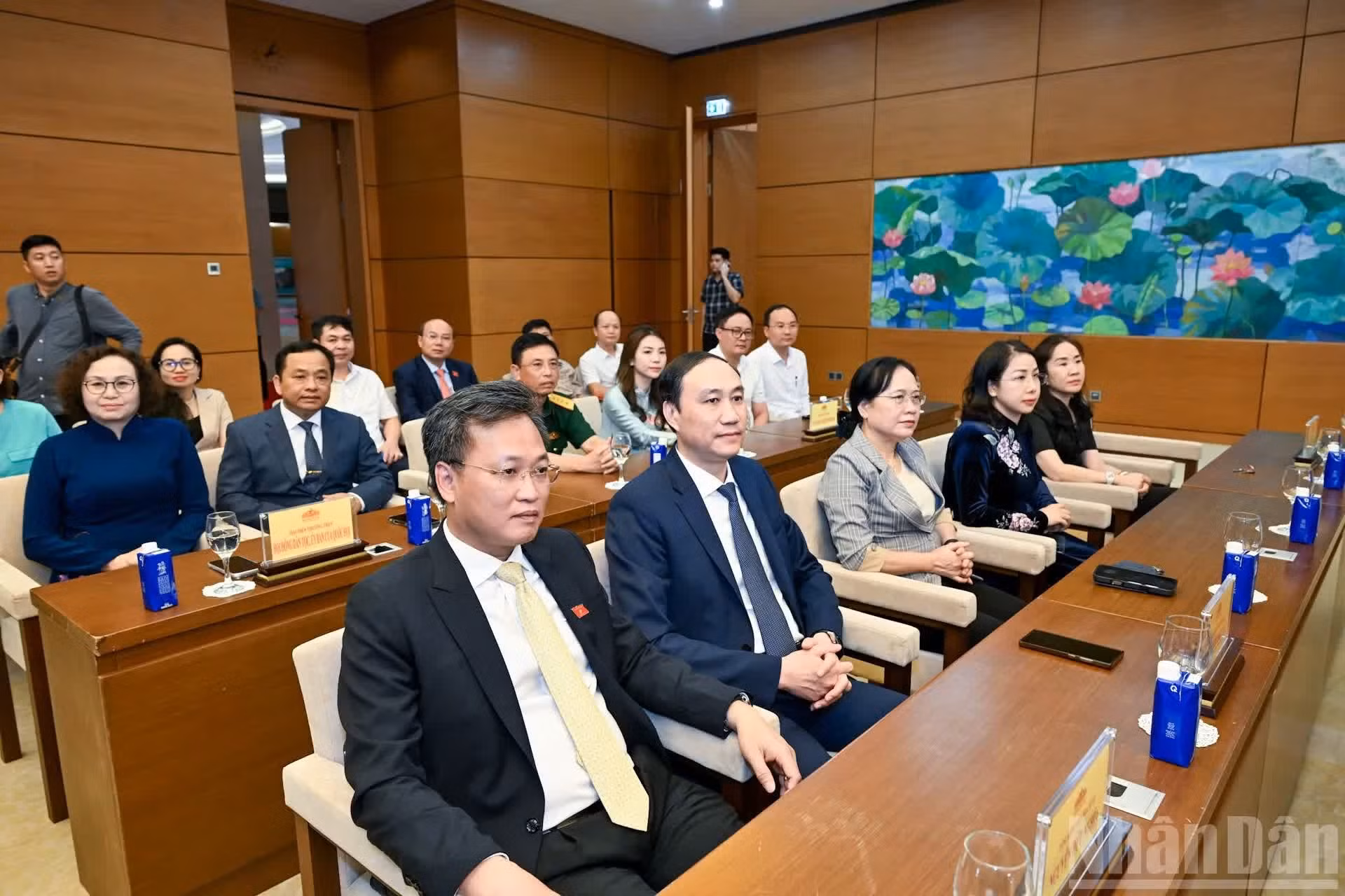 Delegados al acto.