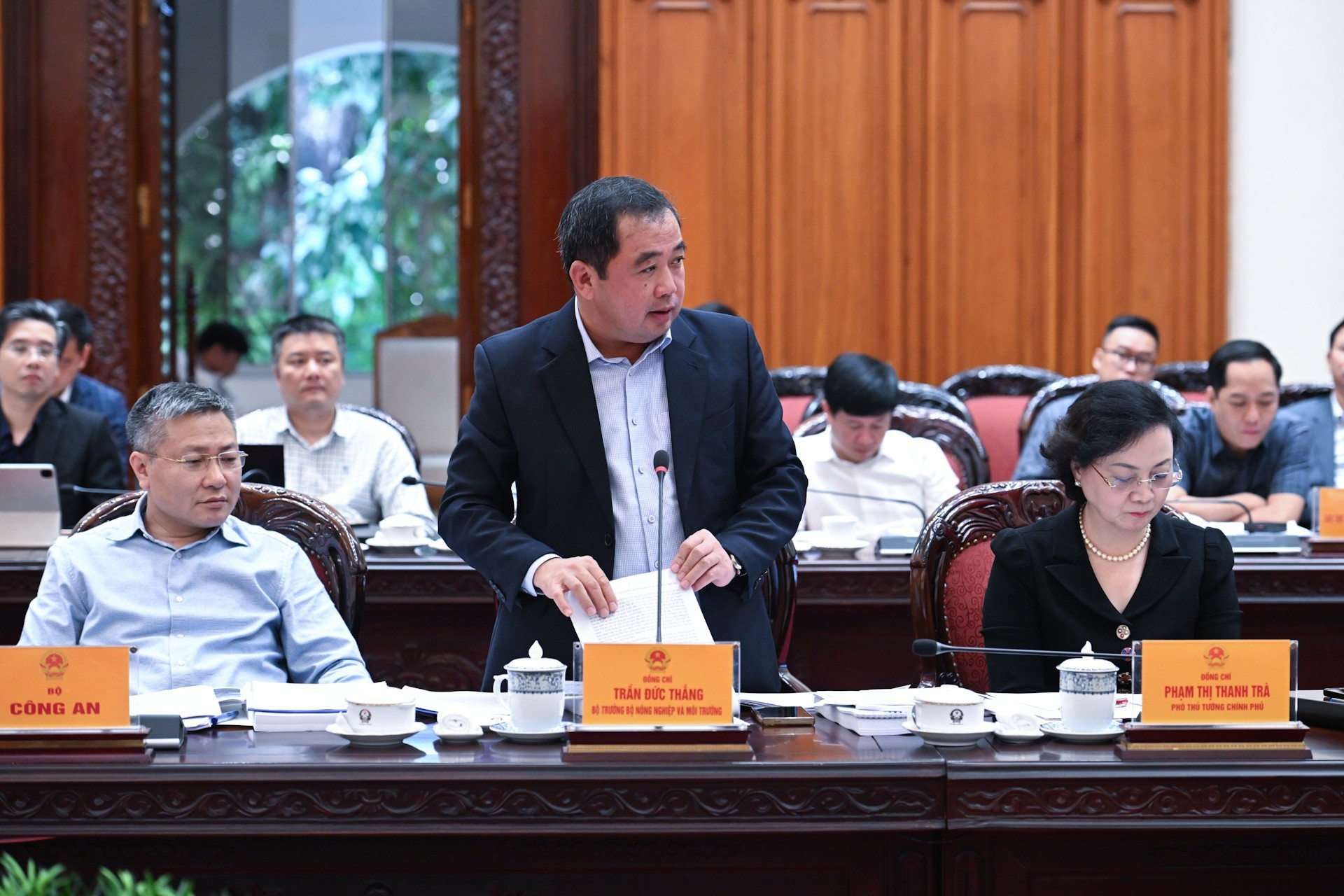 El ministro de Agricultura y Medio Ambiente, Tran Duc Thang.