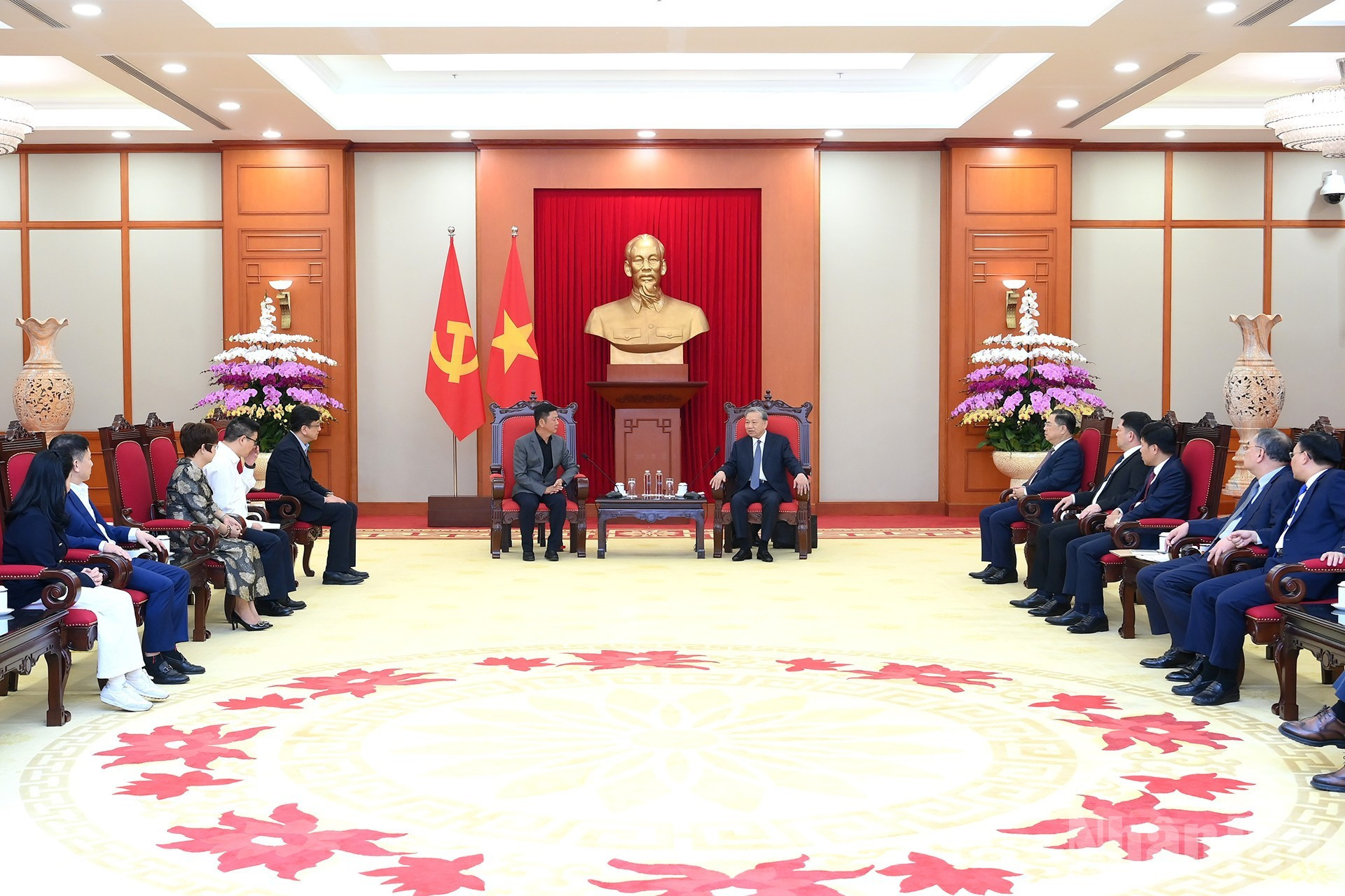 Panorama de la recepción.