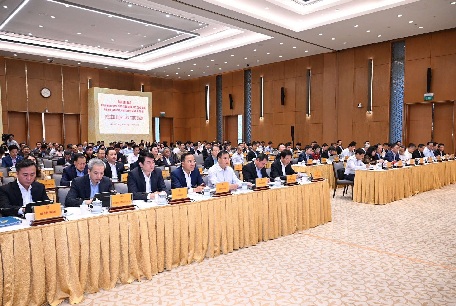 Delegados a la reunión.
