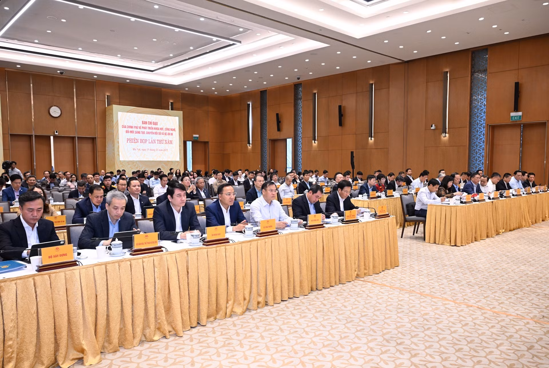 Delegados a la reunión.