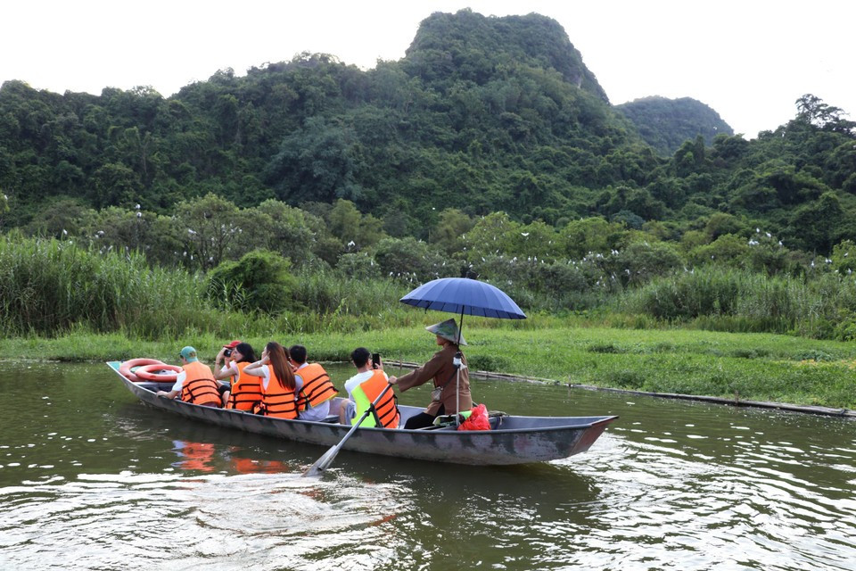 Al visitar el jardín de aves de Thung Nham, los turistas tienen la oportunidad de admirar de cerca la belleza salvaje de numerosas especies de aves. Al visitar el jardín de aves de Thung Nham, los turistas tienen la oportunidad de admirar de cerca la belleza salvaje de numerosas especies de aves.